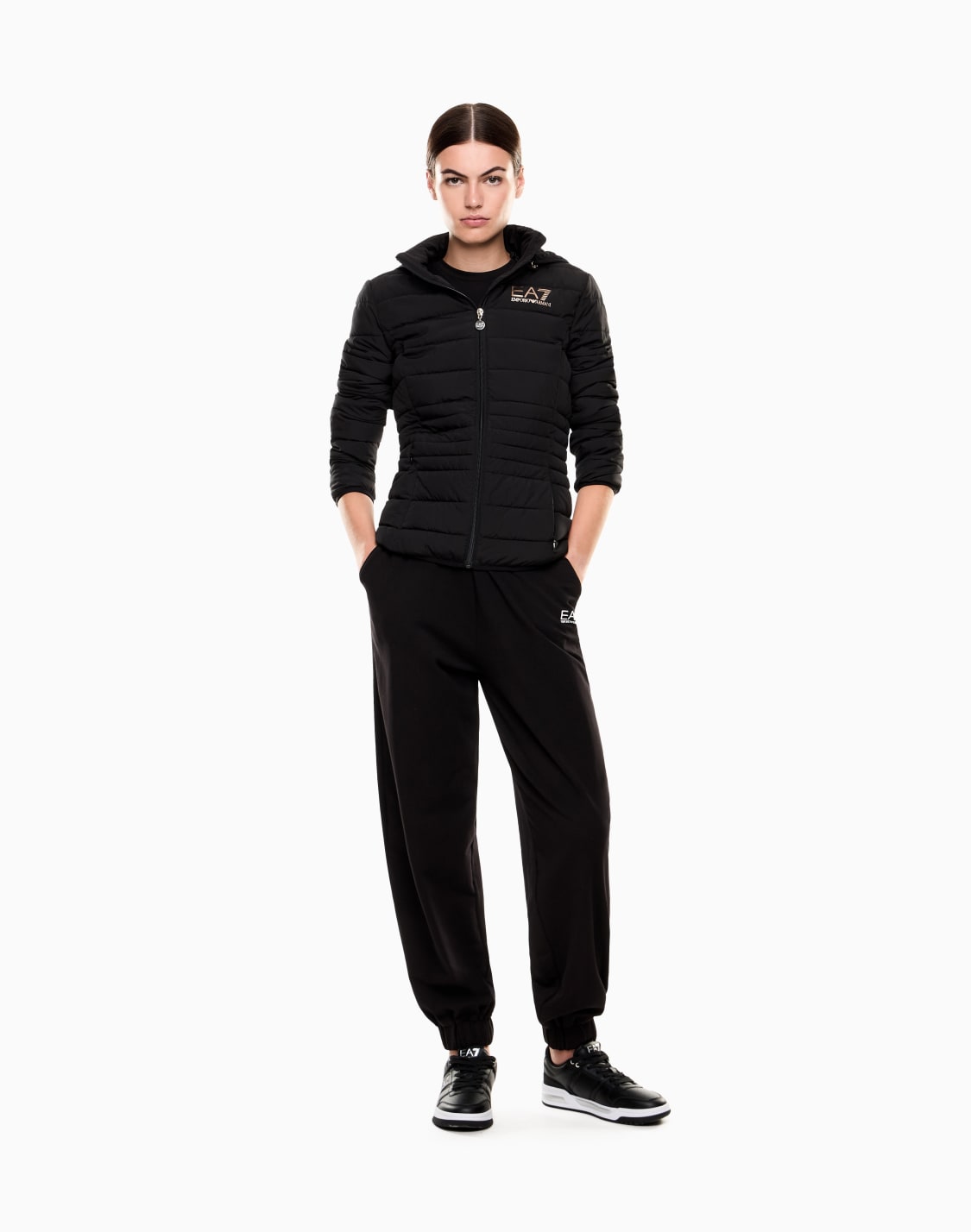 core-lady-recycled-technical-fabric-padded-hooded-jacket-black--ea7