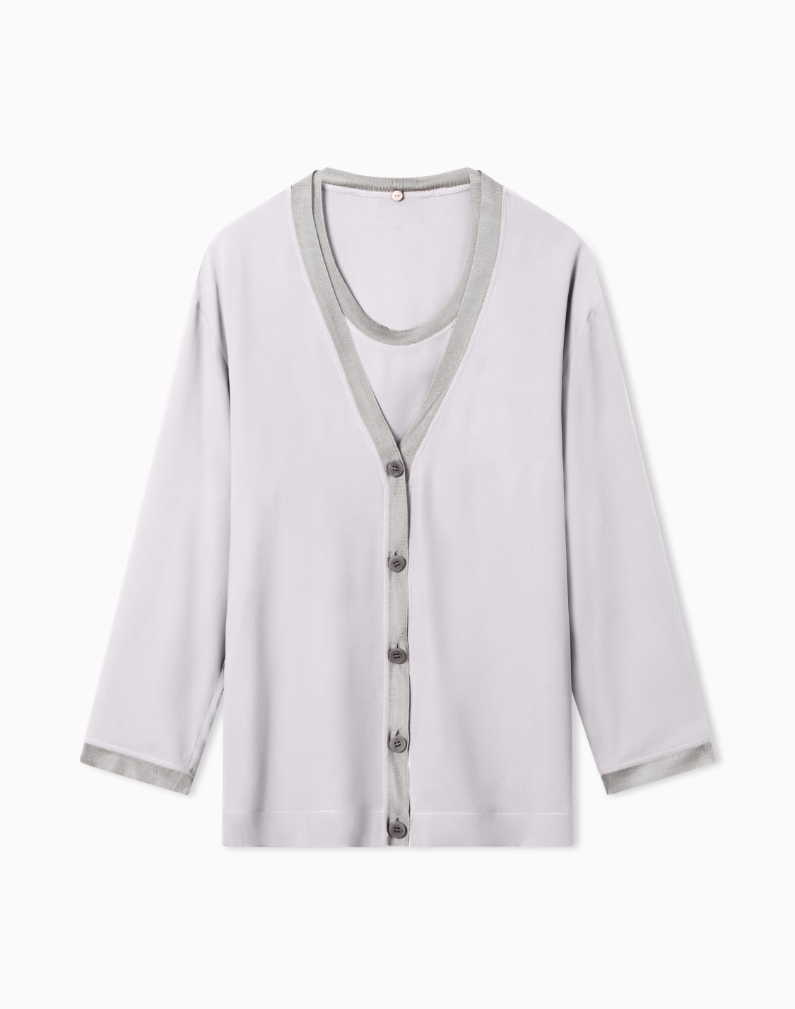 twin-set-aus-doppelt-genhtem-seiden-georgette-grau--giorgio-armani