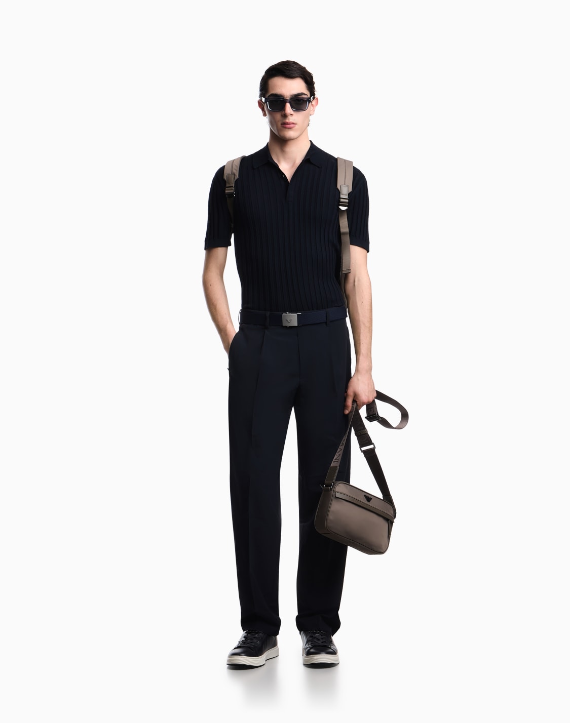 travel-essential-jacquard-polo-collar-sweater-navy-blue--emporio-armani