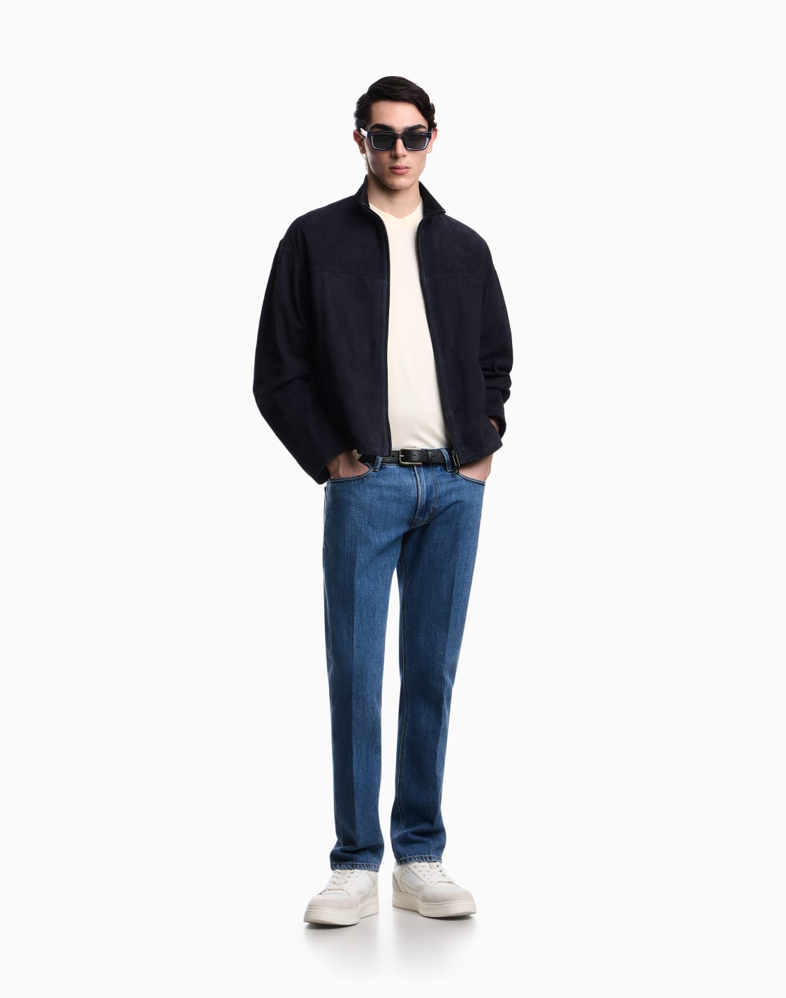 perforated-goat-suede-blouson-navy-blue--emporio-armani