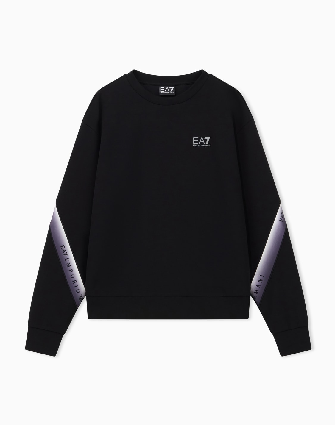 sweatshirt-natural-ventus-7-in-technical-cotton-blend-black--ea7