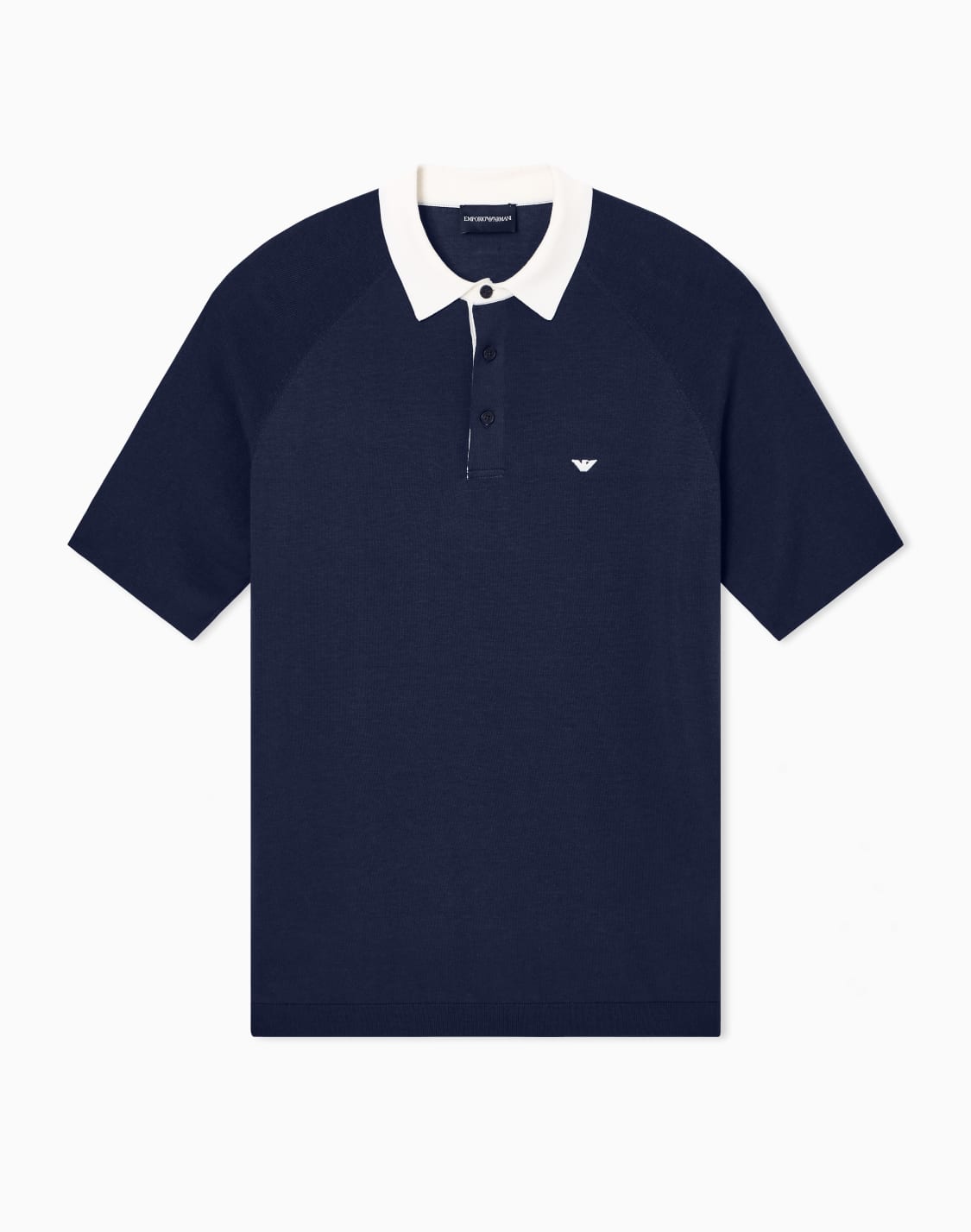 polo-collar-sweater-in-stockinette-lyocell-blend-blue--emporio-armani