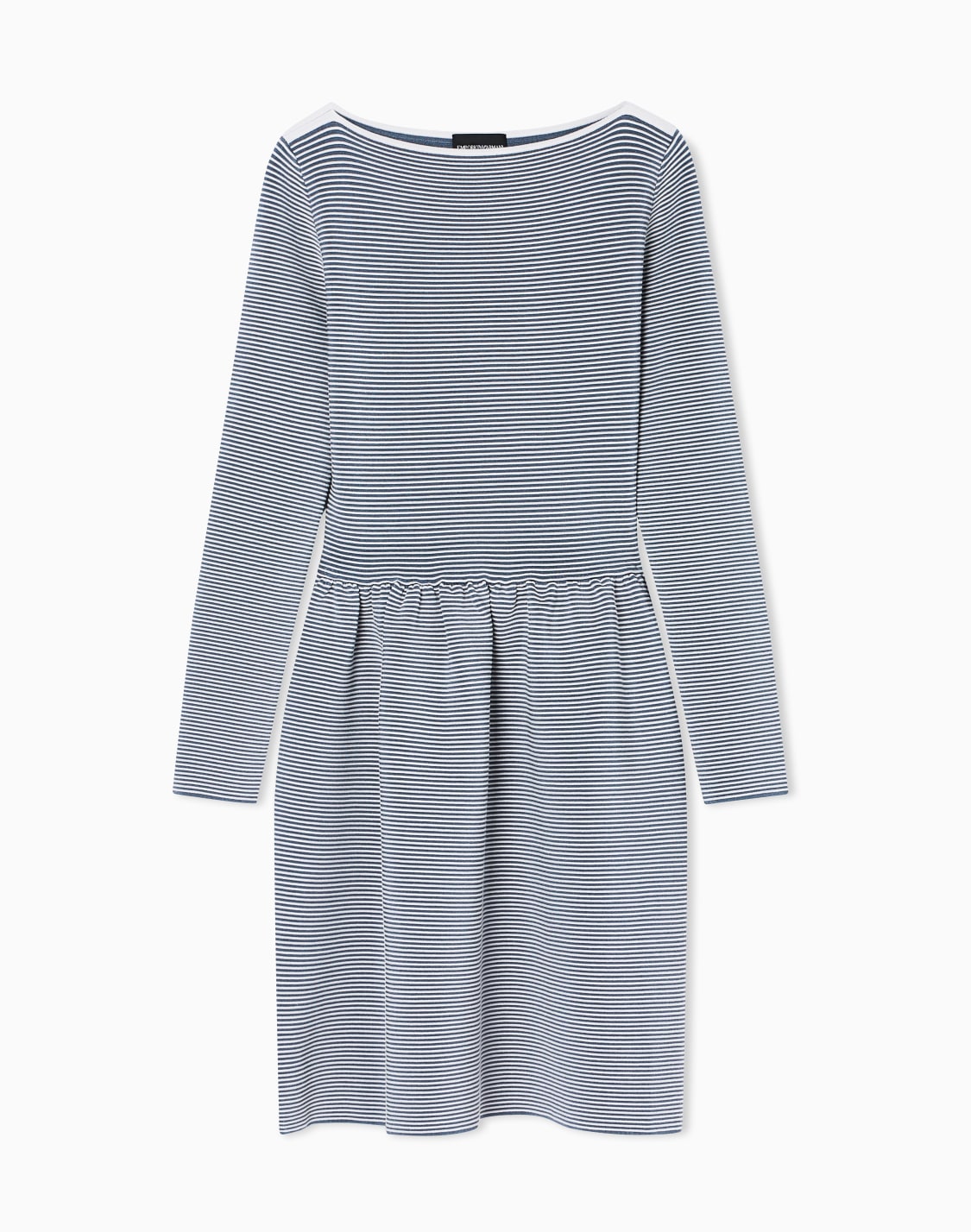 asv-ottoman-fabric-boat-neck-dress-grey--emporio-armani