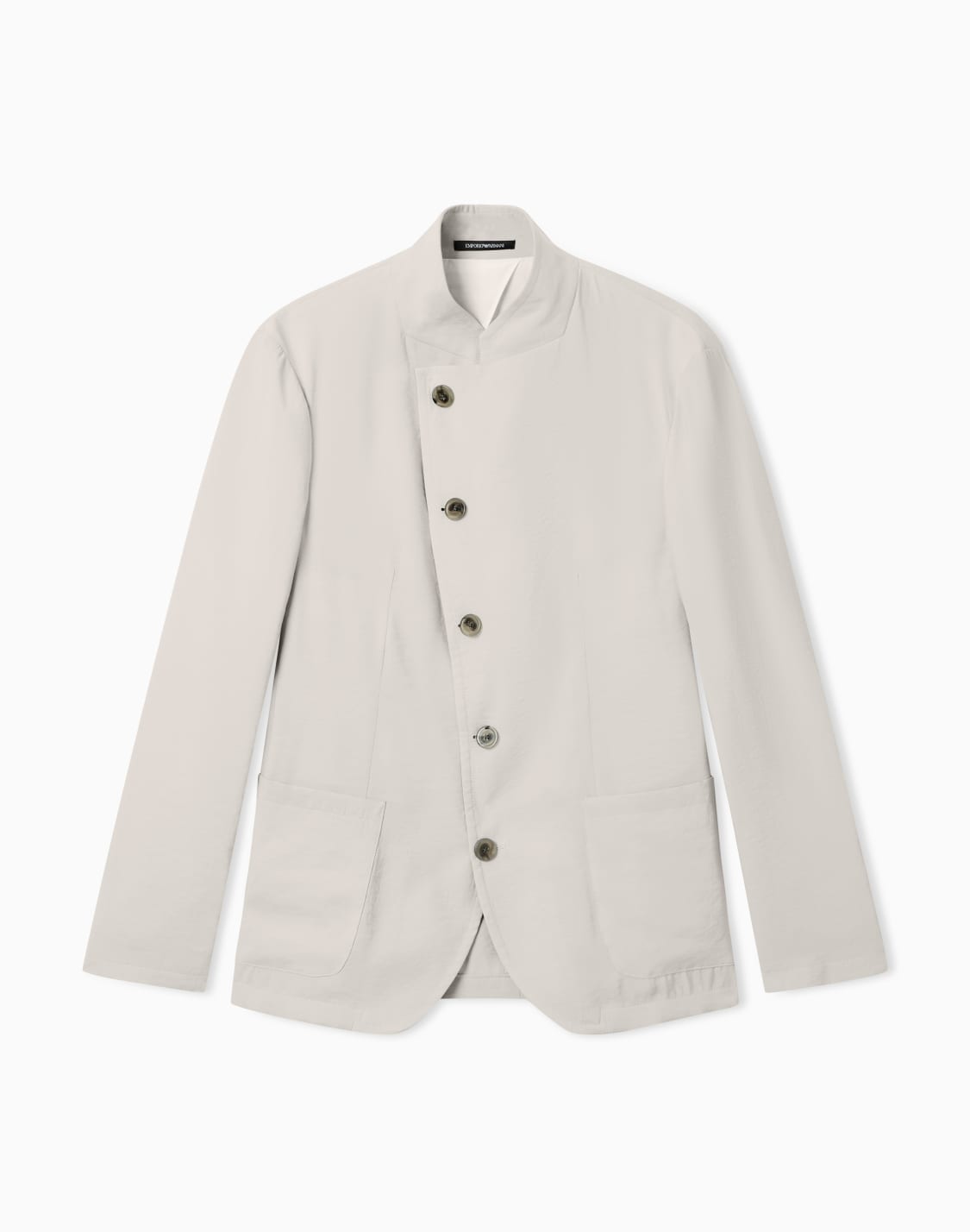 veste-col-officier-avec-fermeture-dcentre-en-toile-peau-de-pche-icon-beige--emporio-armani