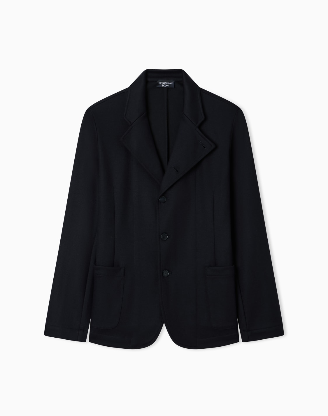veste-col-officier-en-mlange-de-laine-icon-avec-fermeture-dcentre-bleu-marine--emporio-armani