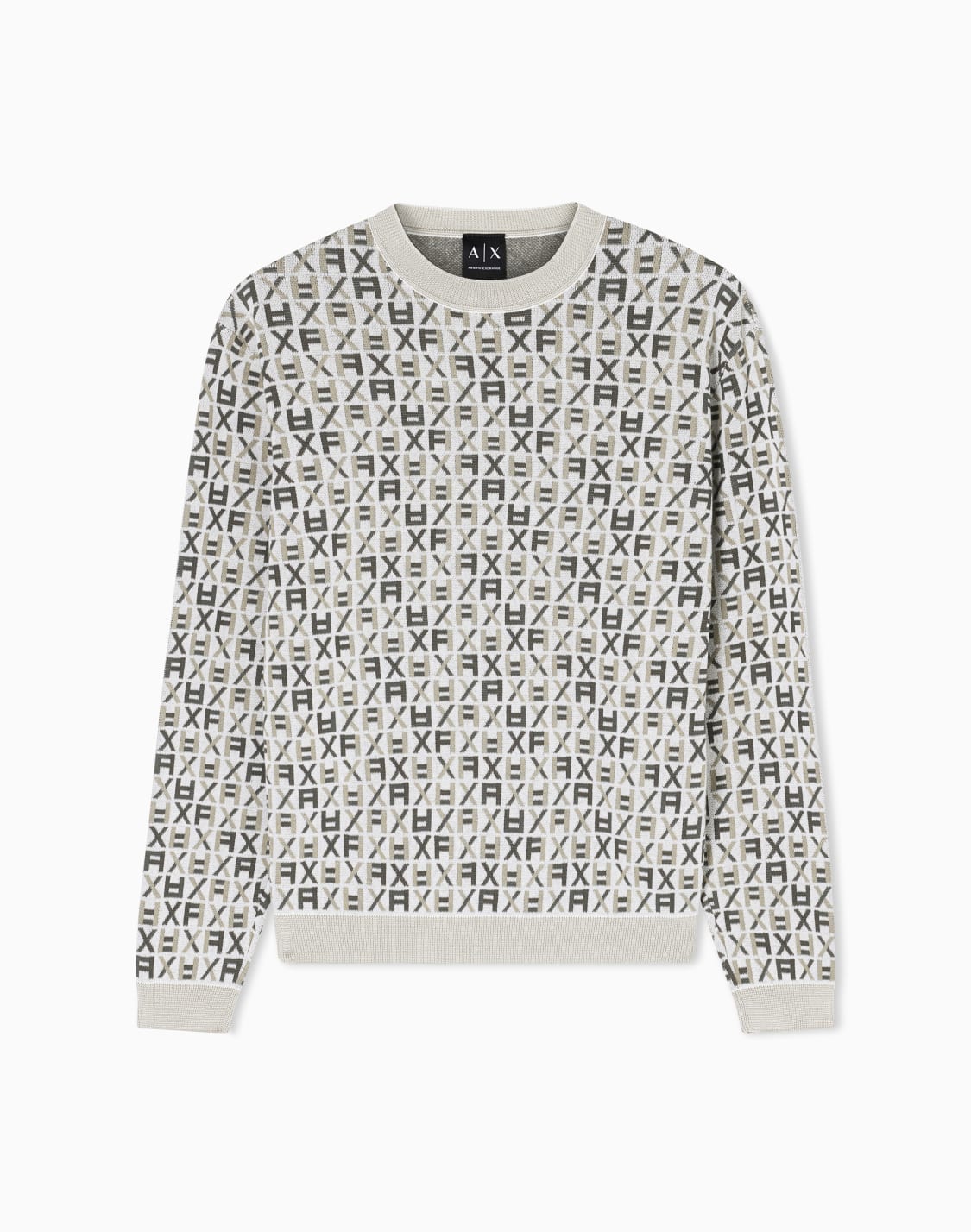 cotton-jumpers-beige--armani-exchange