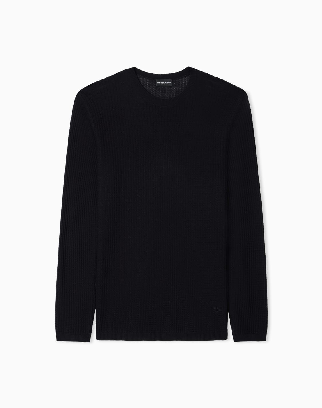 lyocell-blend-jumper-in-a-tuck-stitch-navy-blue--emporio-armani