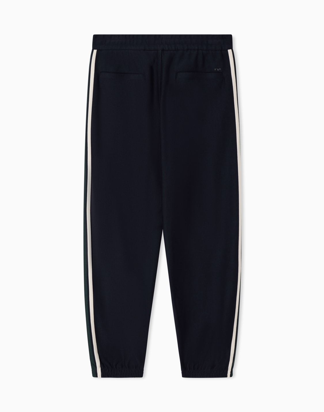 joggers-in-double-jersey-lyocell-blend-with-bands-ネイビブル--emporio-armani