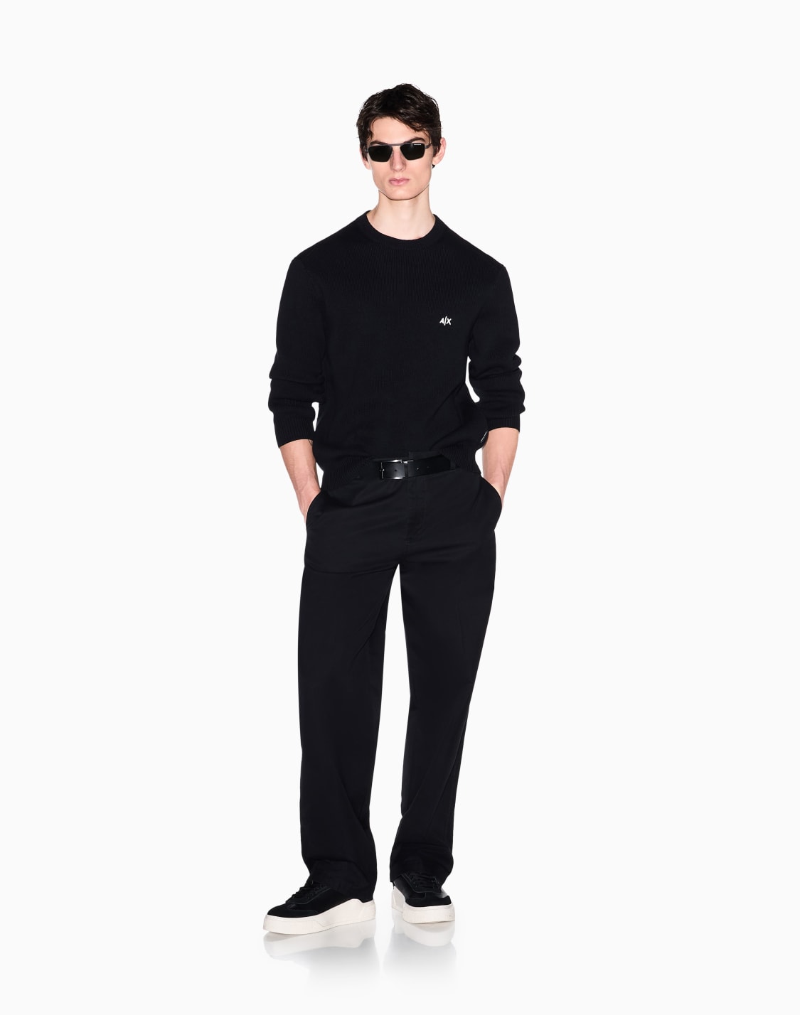 cotton-jumpers-black--armani-exchange