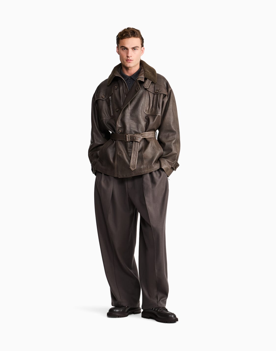 leather-outerwear-brown--giorgio-armani