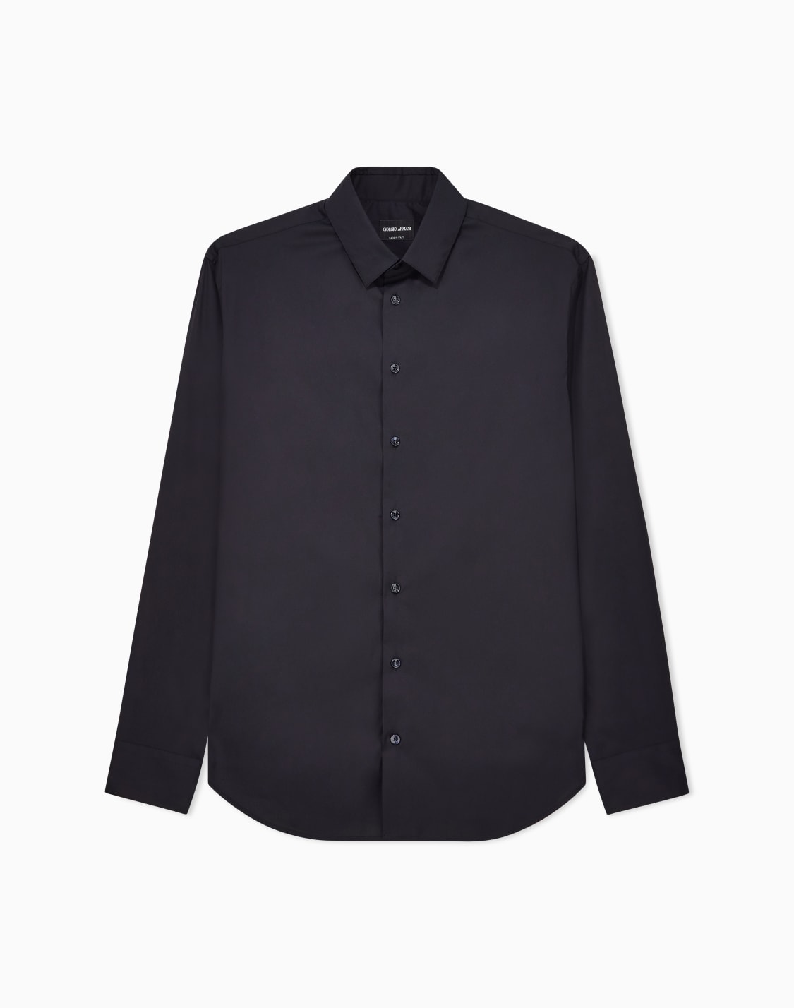 slim-fit-shirt-in-cotton-poplin-navy-blue--giorgio-armani