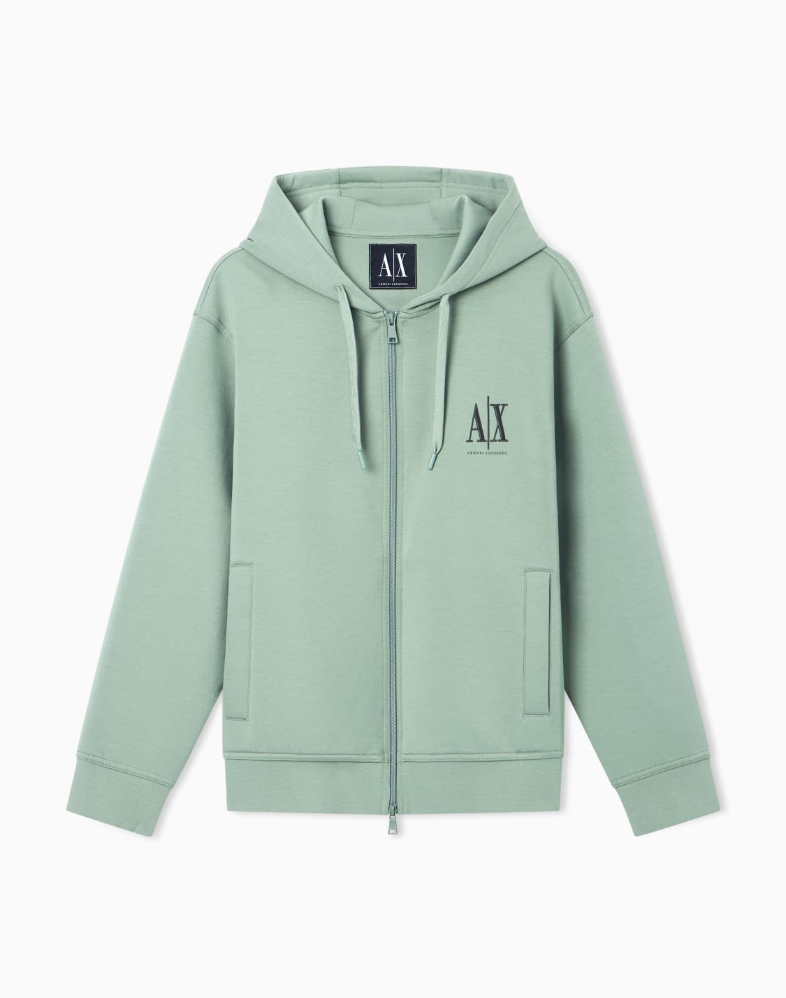 logo-hoodie-green--armani-exchange