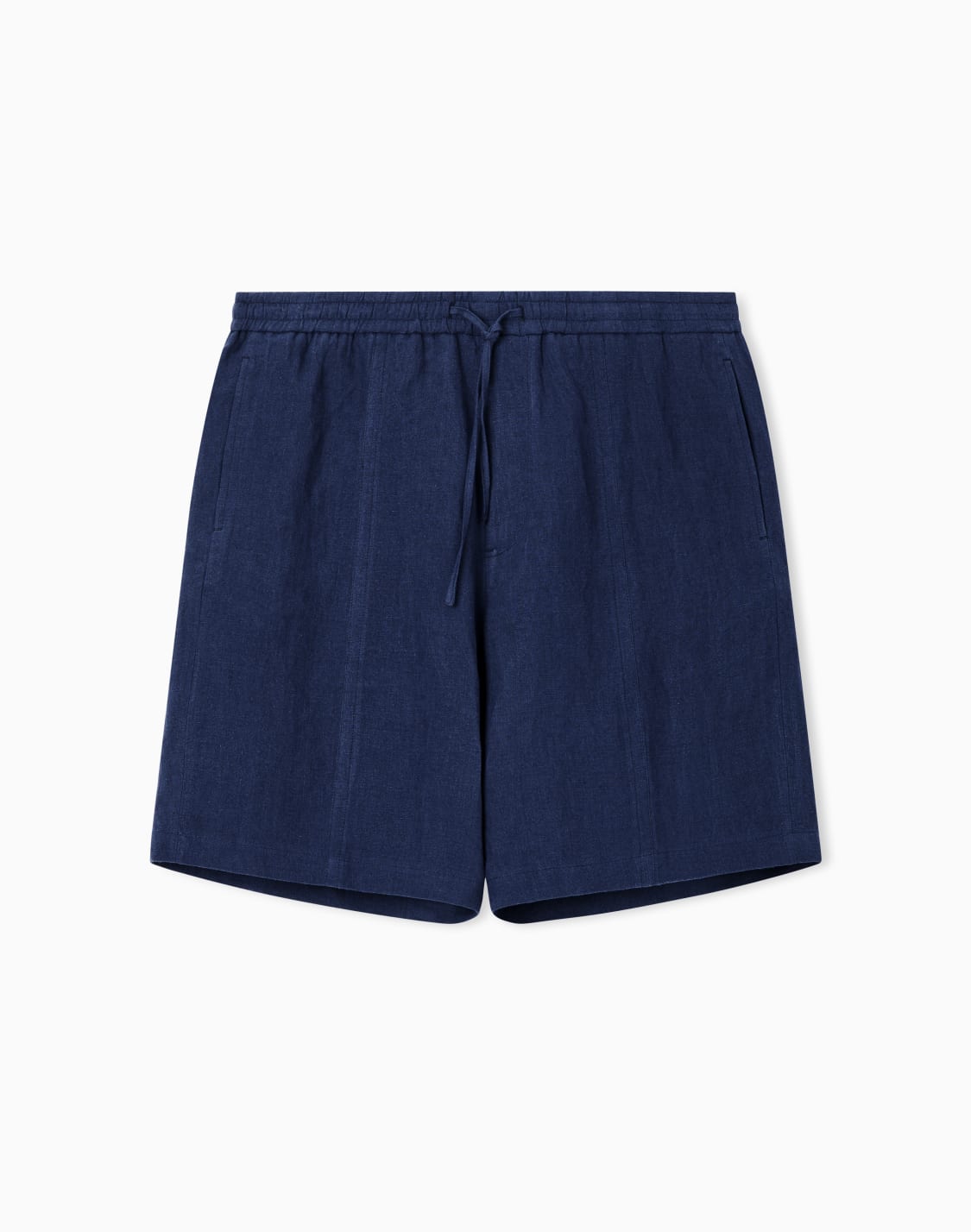 bermuda-shorts-in-faded-linen-with-a-crpe-texture-with-drawstring-blue--emporio-armani