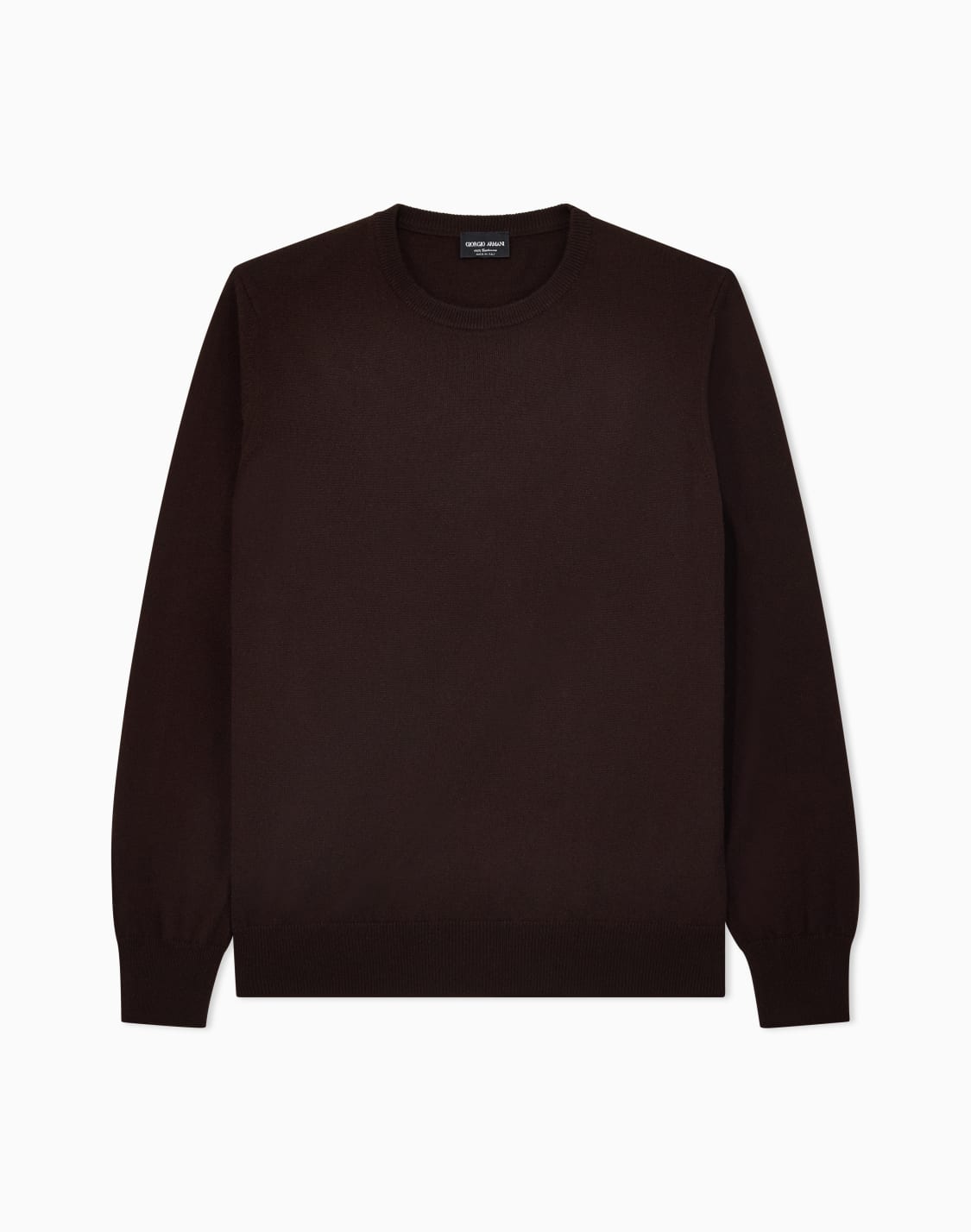 クルネックセタ-カシミア-ブラウン--giorgio-armani
