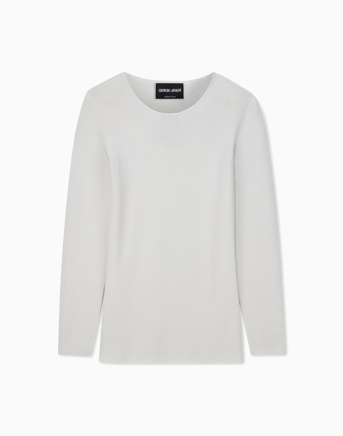 pullover-mit-langen-rmeln-aus-viskose-in-links-verarbeitung-wei--giorgio-armani