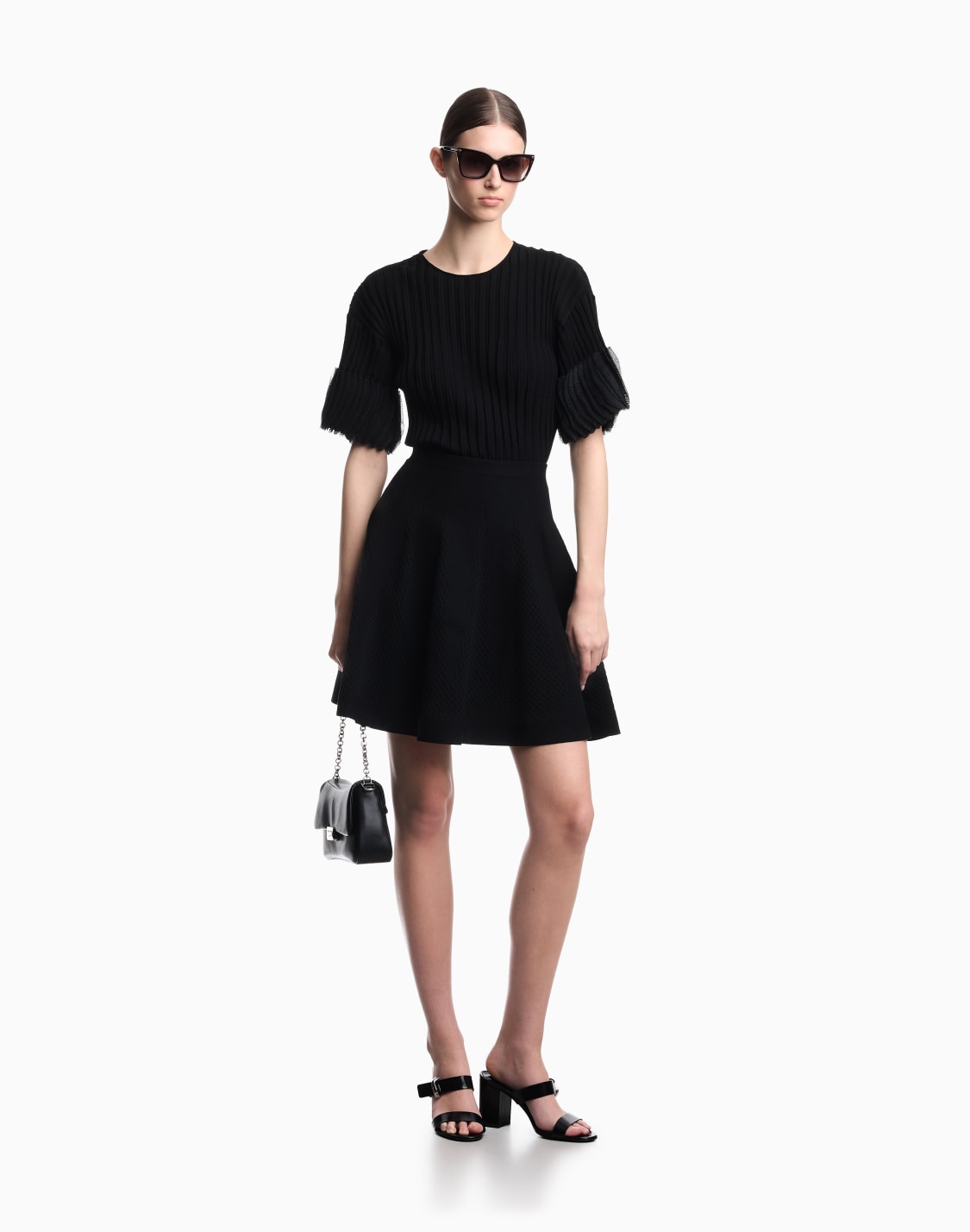 ribbed-viscose-sweater-schwarz--emporio-armani