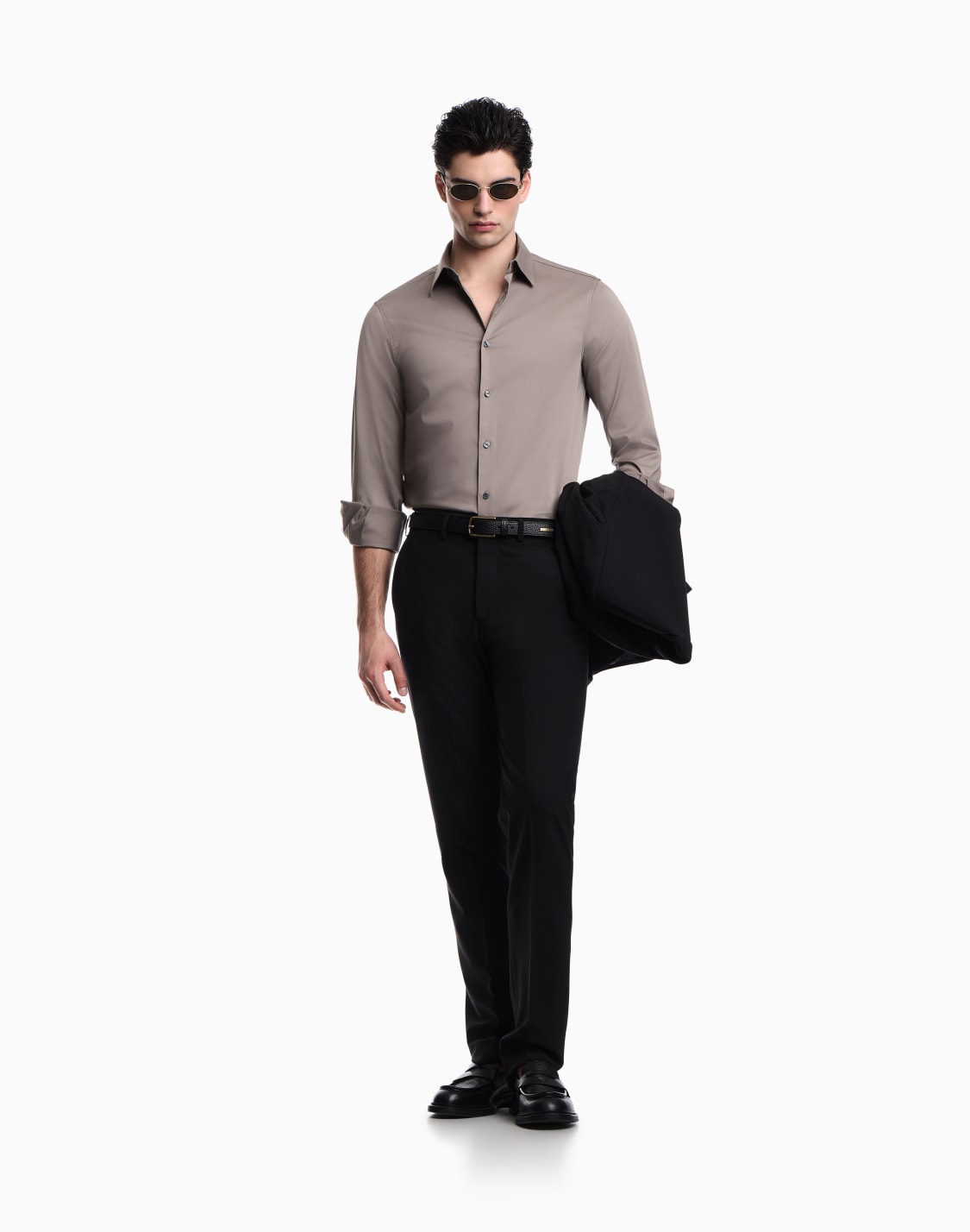 stretch-pima-cotton-shirt-grey--emporio-armani