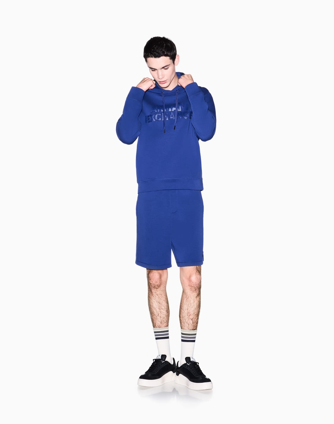 hoodie-in-technical-fabric-blue--armani-exchange