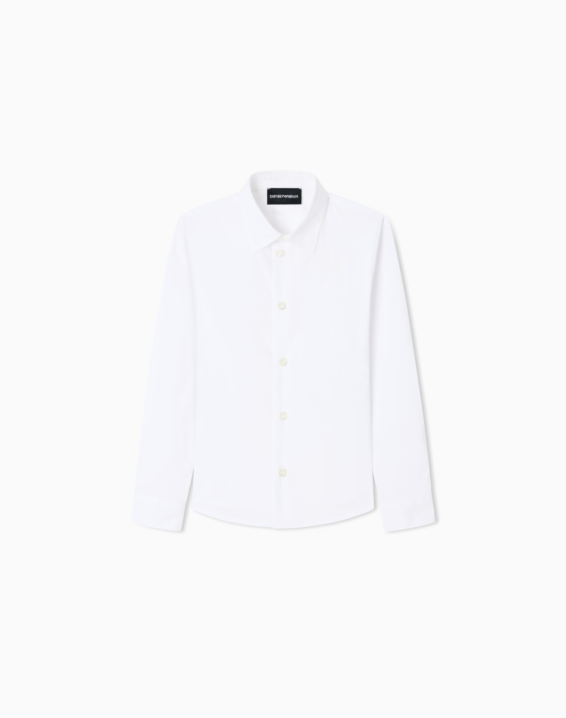 poplin-shirt-with-monochromatic-eagle-embroidery-white--emporio-armani