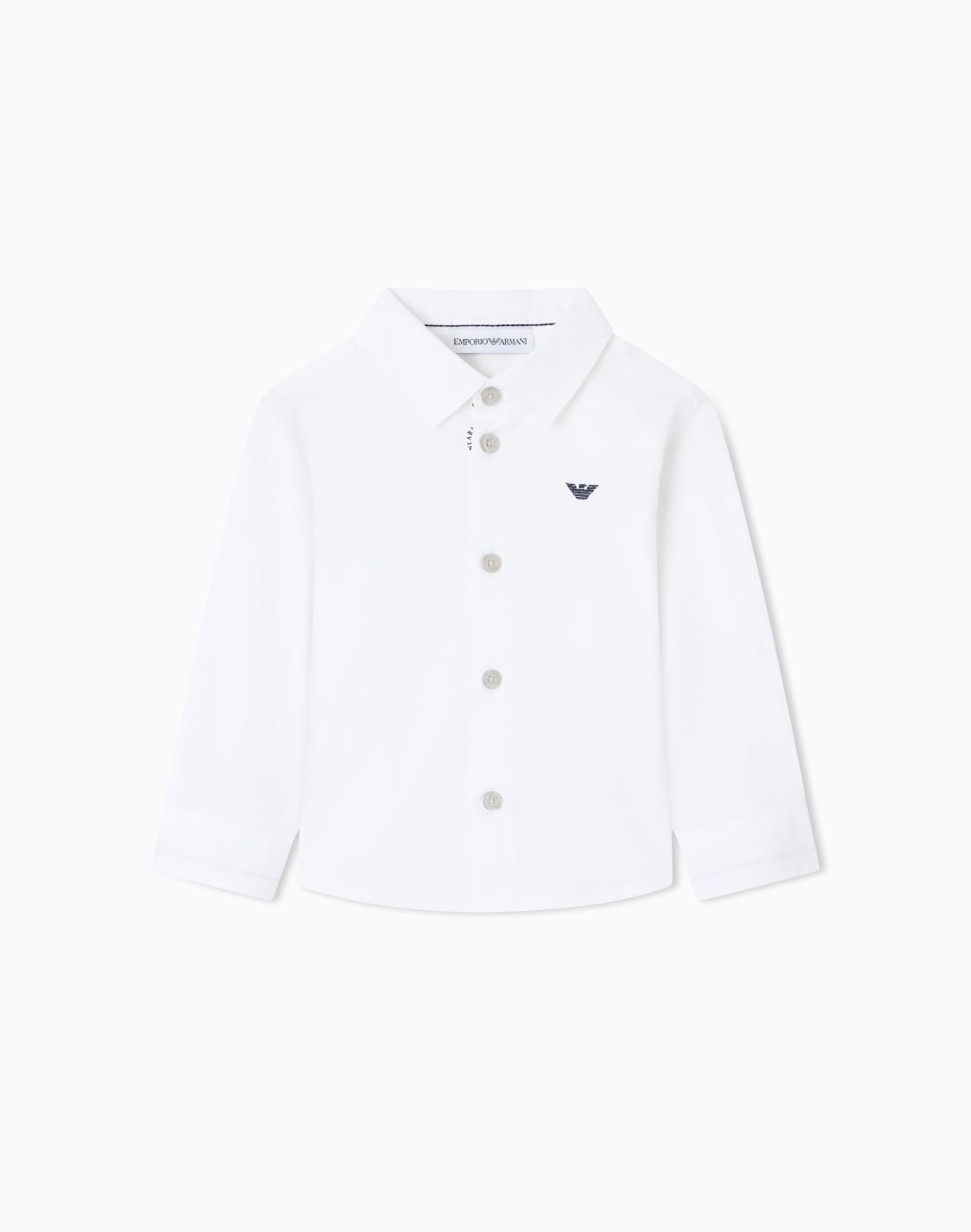 stretch-cotton-shirt-with-eagle-embroidery-white--emporio-armani