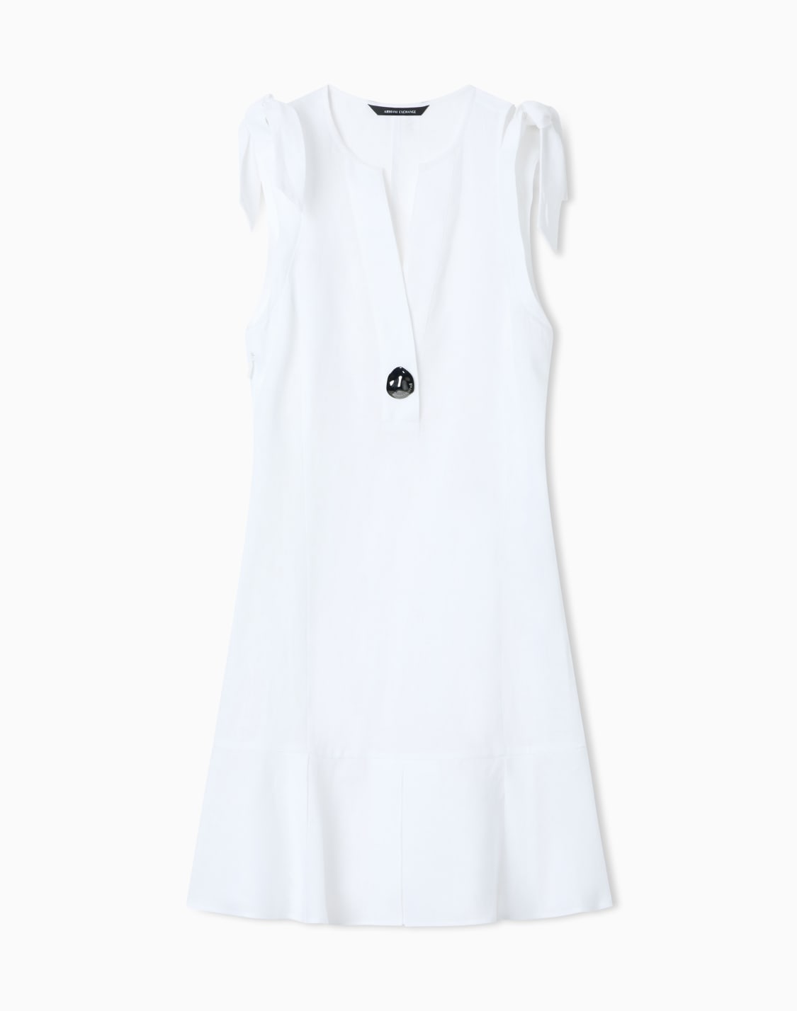 short-linen-dress-blanc--armani-exchange