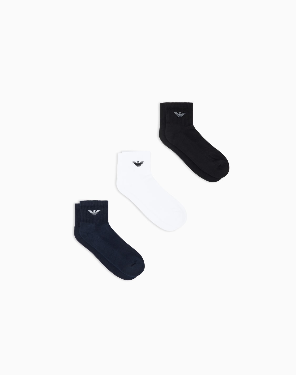 lot-de-3-paires-de-chaussettes-courtes-en-ponge-sporty-multicolore--emporio-armani