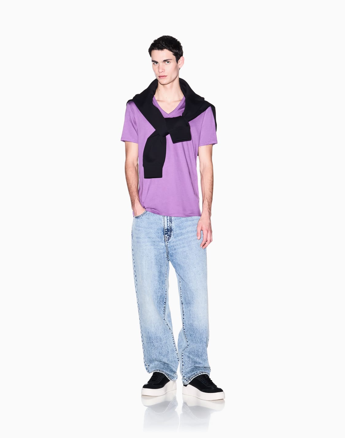 camiseta-slim-fit-de-punto-de-algodn-pima-morado--armani-exchange
