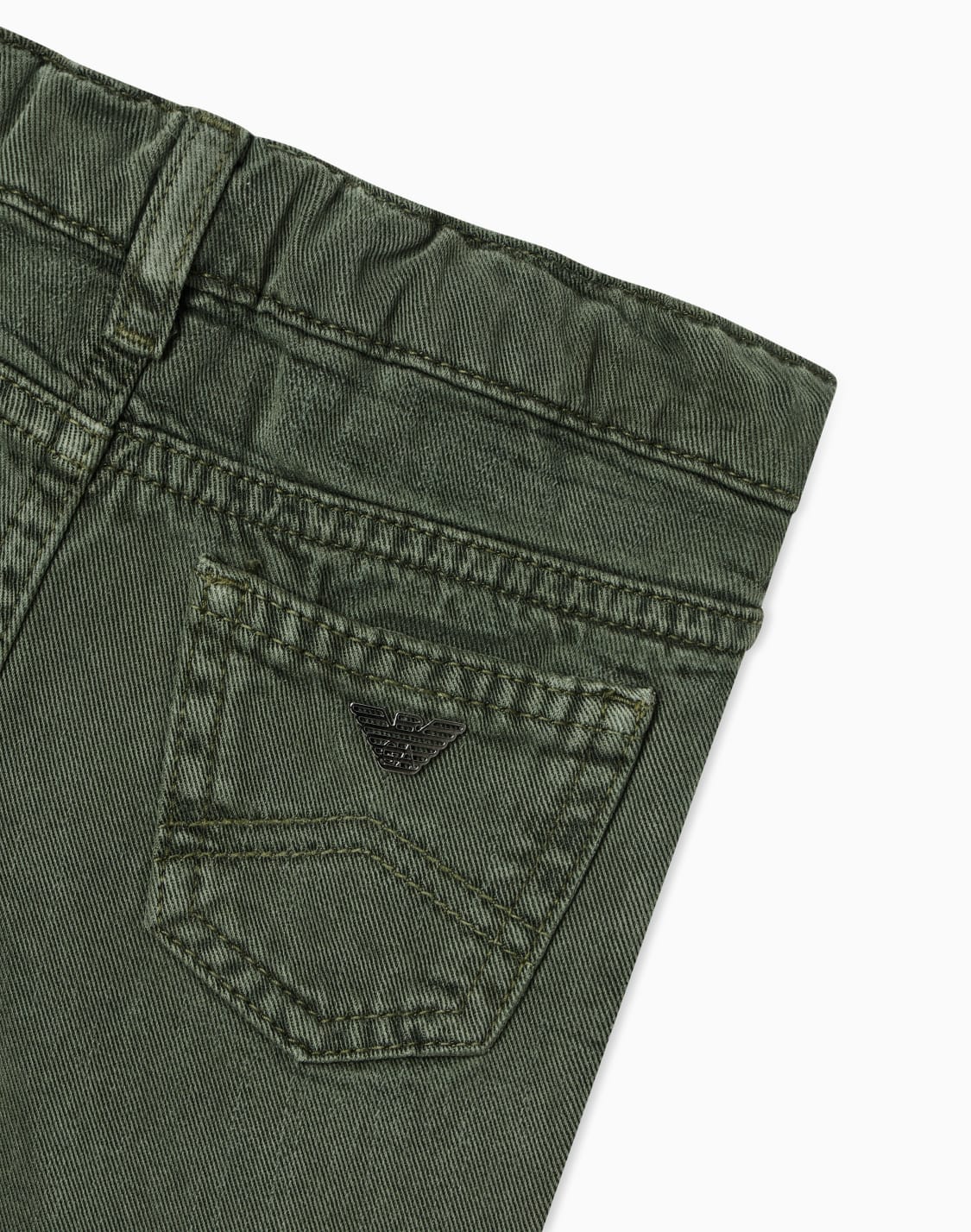 lyocell-blend-twill-five-pocket-trousers-green--emporio-armani