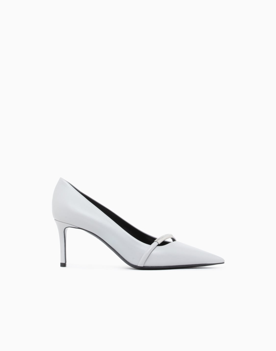 dcollet-a-punta-in-pelle-con-fascetta-metallica-grigio--giorgio-armani