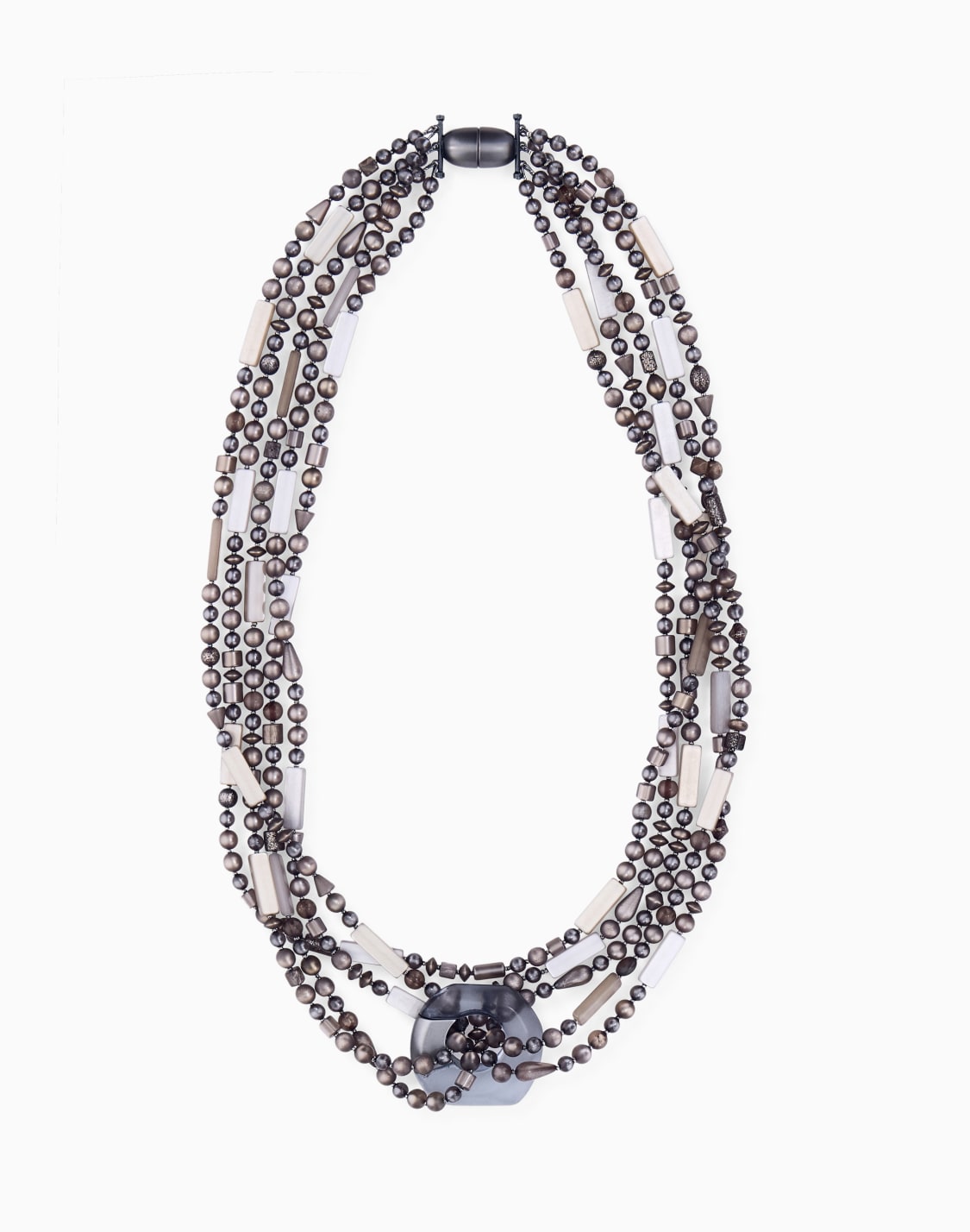 collier-new-normal-multi-rangs-perles-en-rsine-gris--giorgio-armani