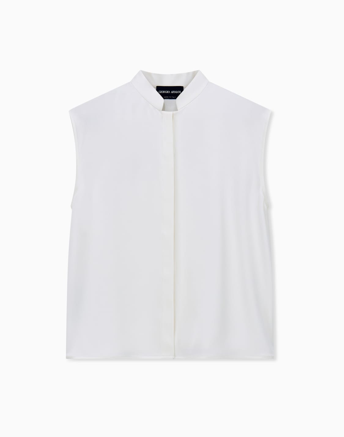 shirt-with-sleeveless-mandarin-collar-in-double-silk-satin-white--giorgio-armani