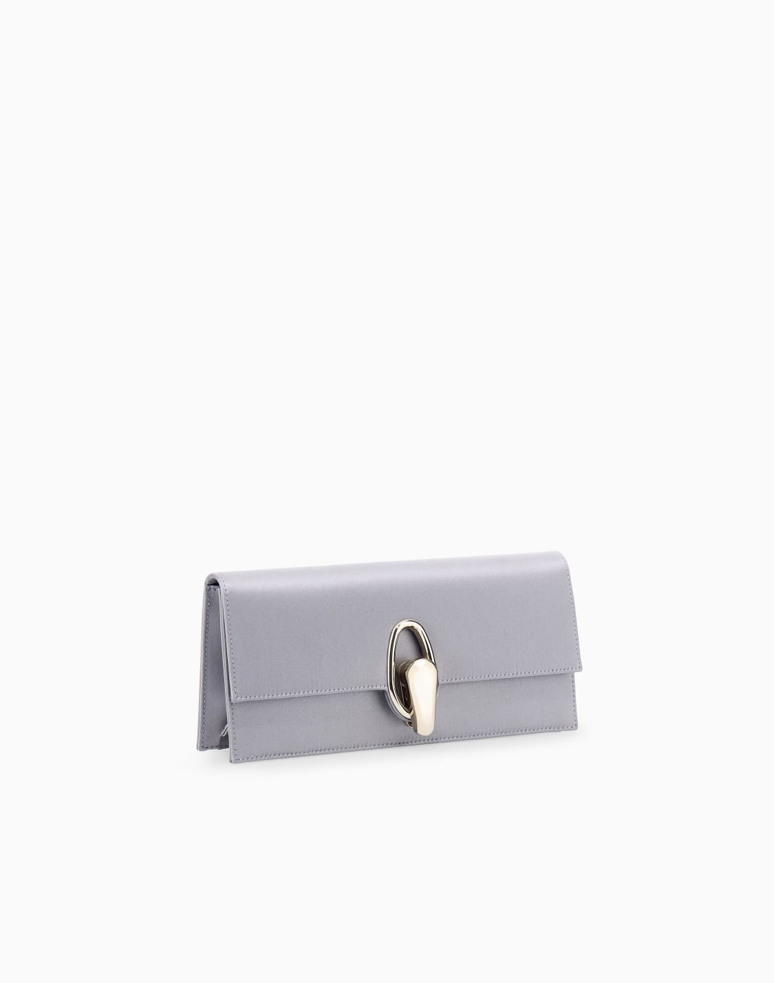 clutch-aus-satin-mit-metallverschluss-und-kettenriemen-silber--giorgio-armani
