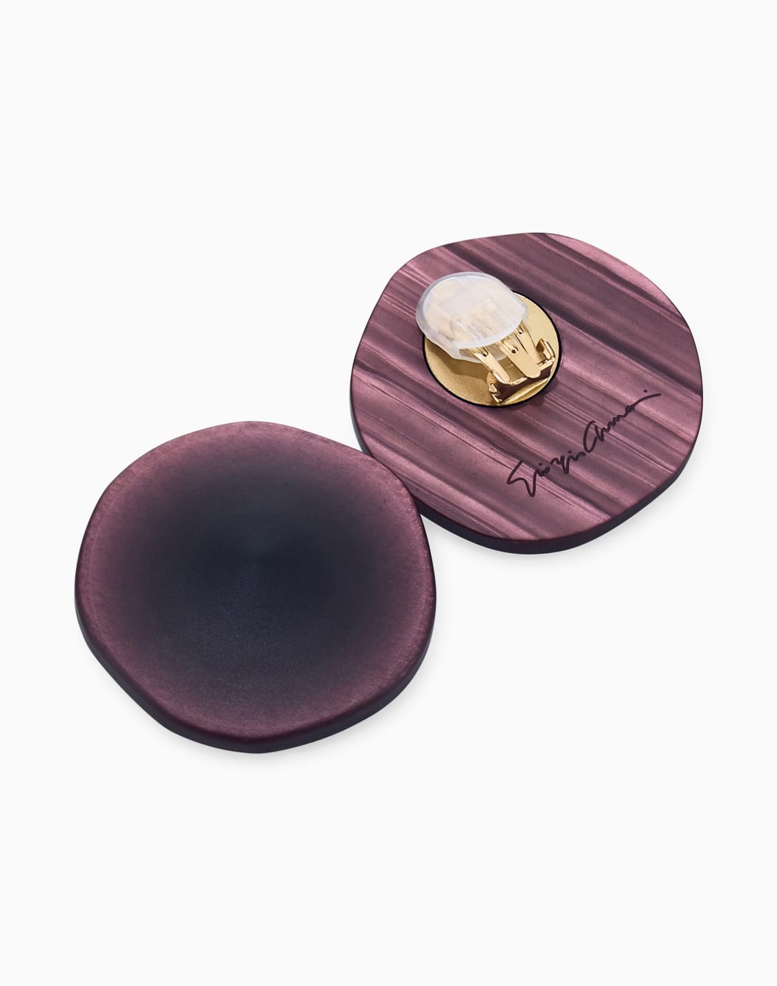 pendientes-de-clip-con-forma-orgnica-y-acabado-mate-burdeos--giorgio-armani