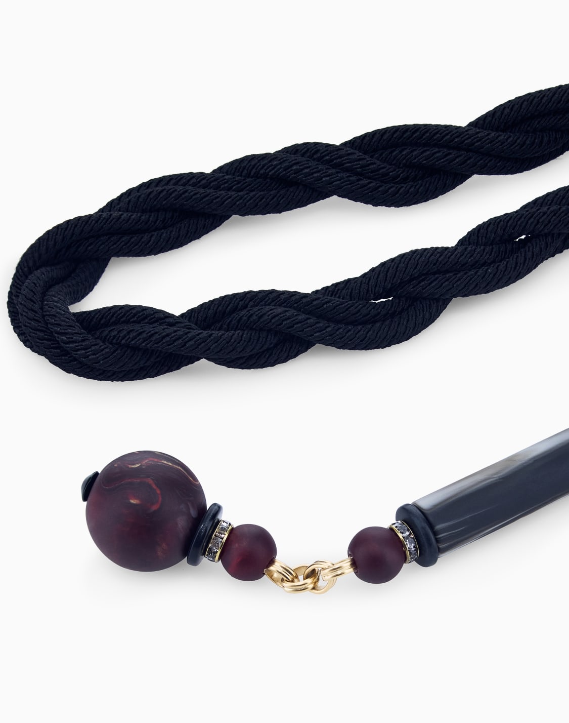 necklace-in-viscose-and-brass-with-acrylic-and-glass-버건디--giorgio-armani