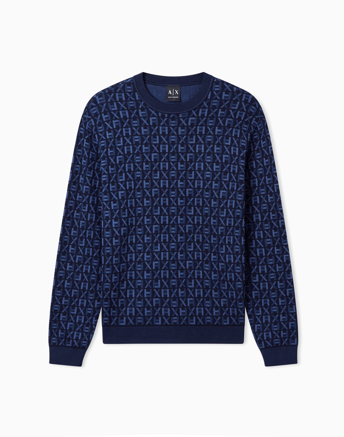 cotton-jumpers-navy-blue--armani-exchange