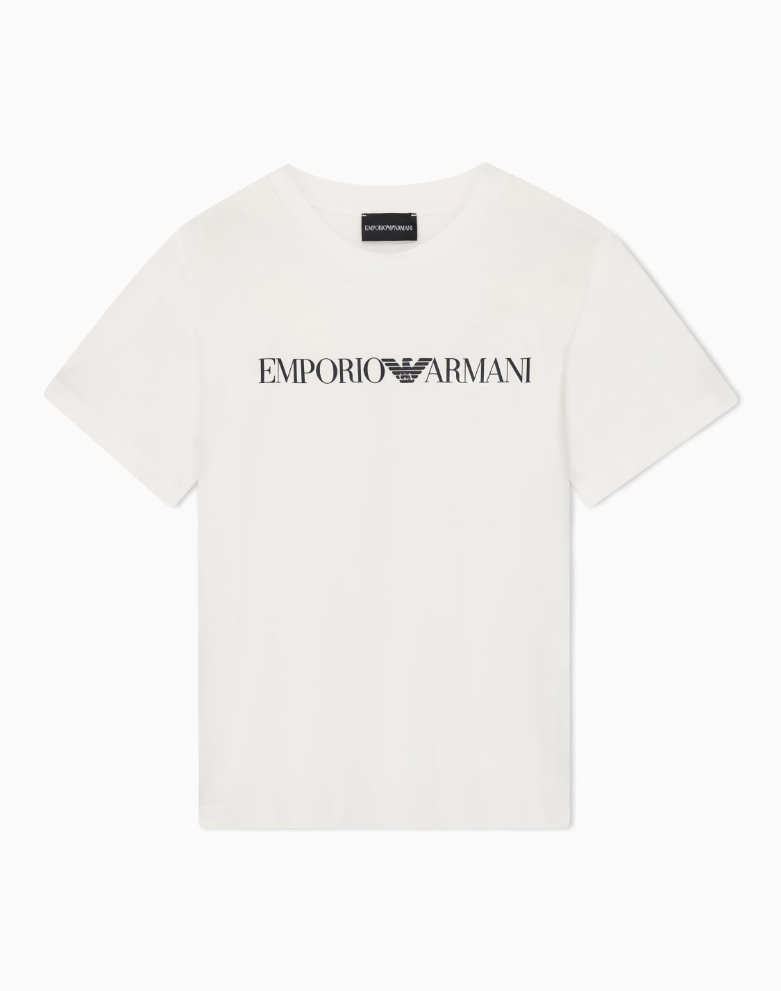 asv-tシャツ-オガニックジャジ-ロゴプリント-ホワイト--emporio-armani