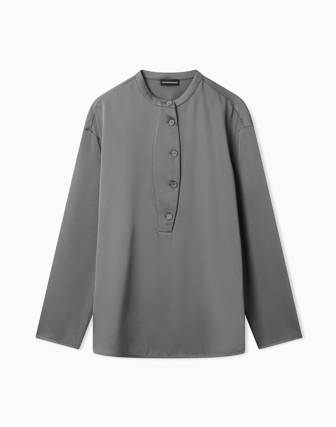 shirt-with-partial-buttoning-in-twill-crpe-grey--emporio-armani