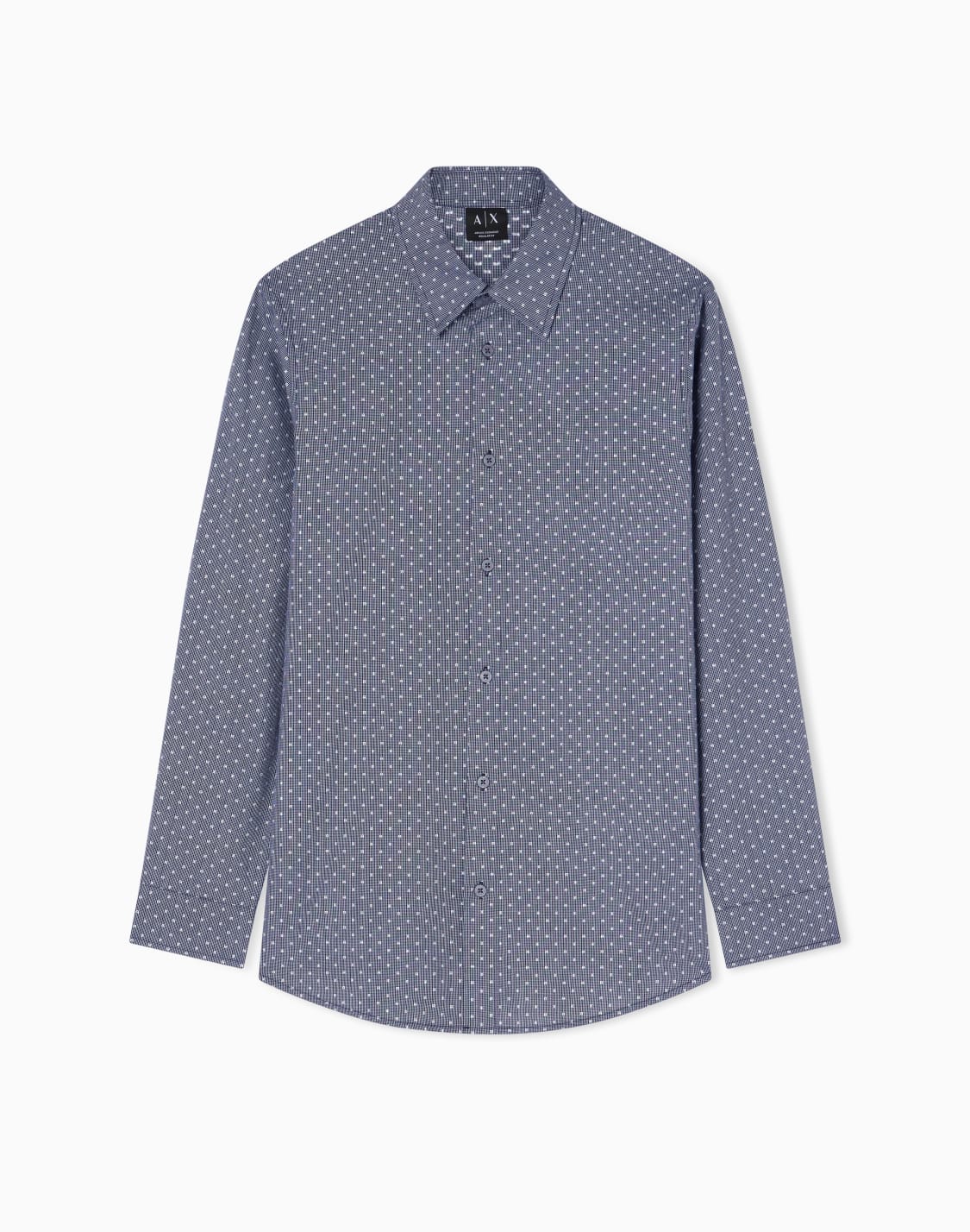 cotton-shirt-bleu-marine--armani-exchange