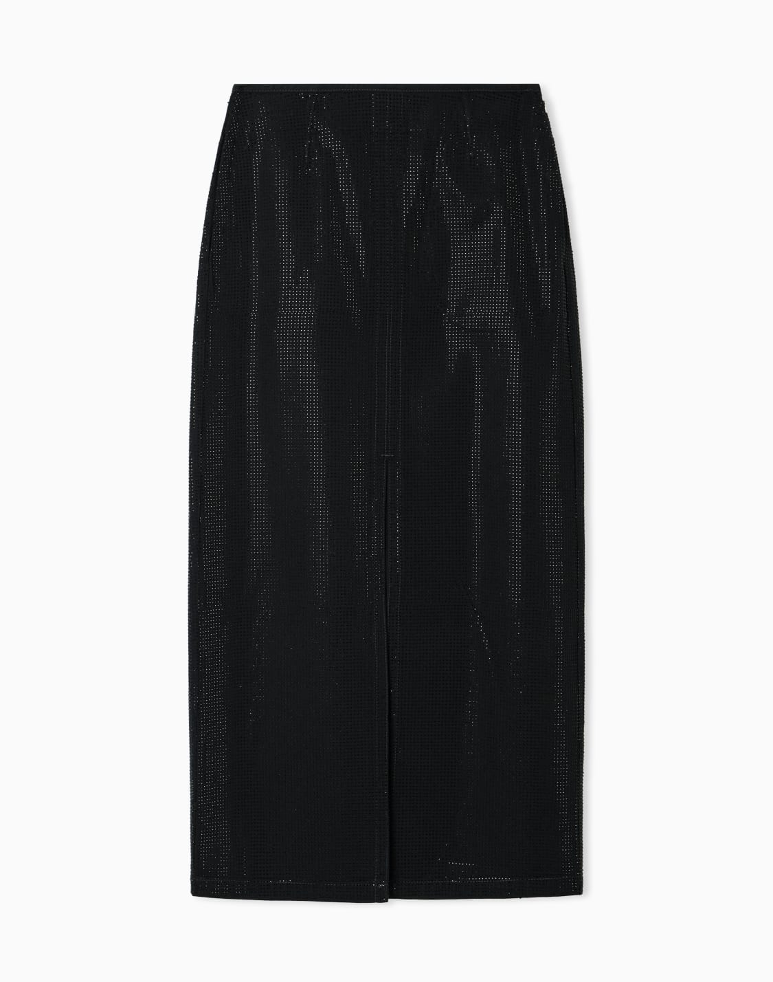 falda-larga-de-dril-con-motivo-integral-de-microtachuelas-negro--emporio-armani