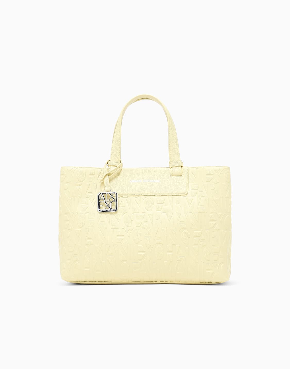 smooth-technical-fabric-shopper-yellow--armani-exchange