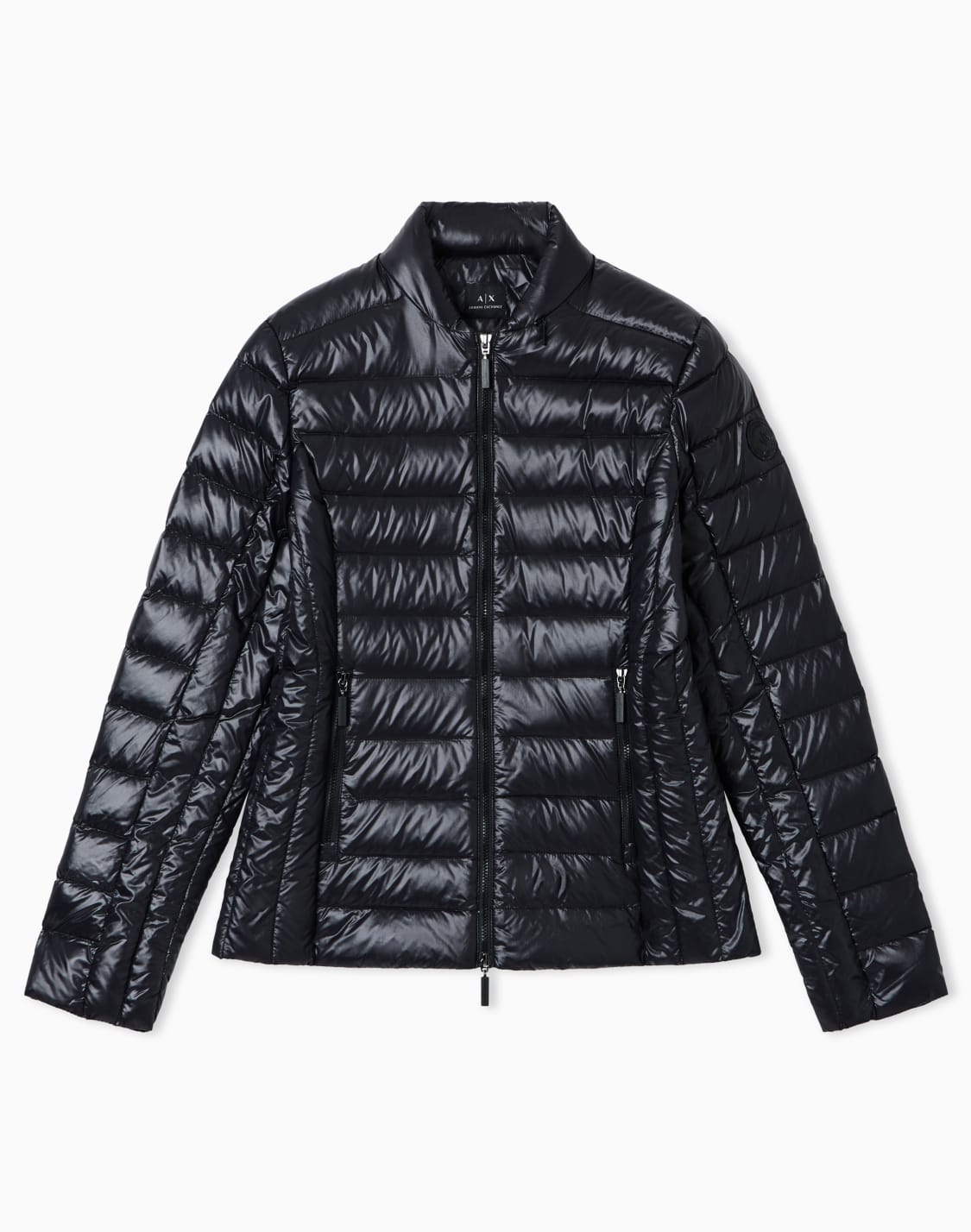 doudoune-en-tissu-brillant-noir--armani-exchange