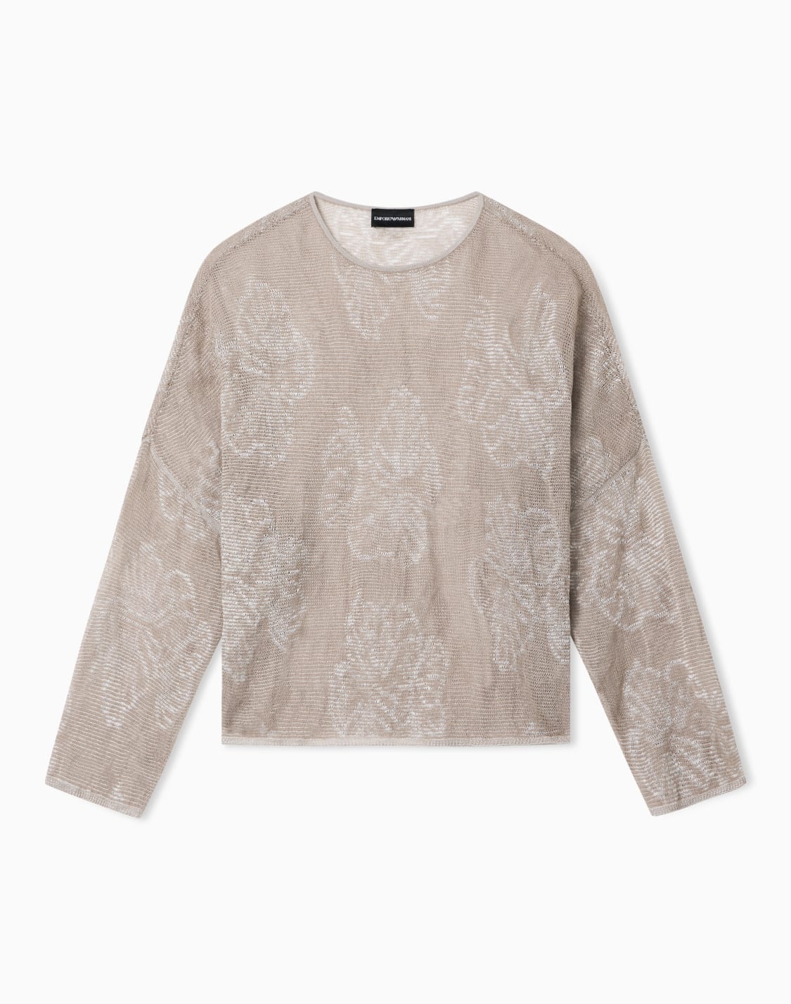 maglione-con-motivo-jacquard-floreale-bicolore-beige--emporio-armani