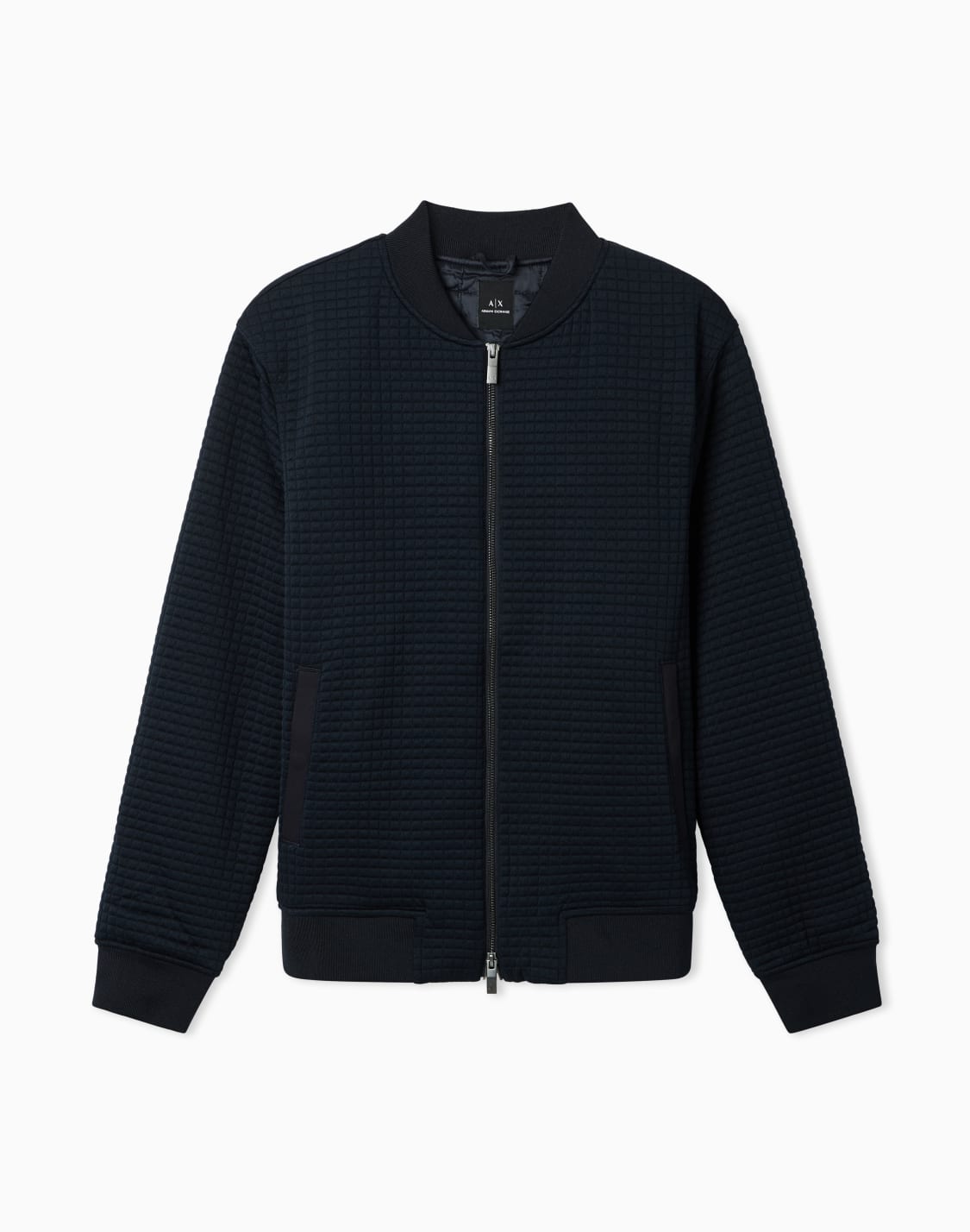 cazadora-bomber-con-cremallera-en-tejido-elstico-azul-marino--armani-exchange