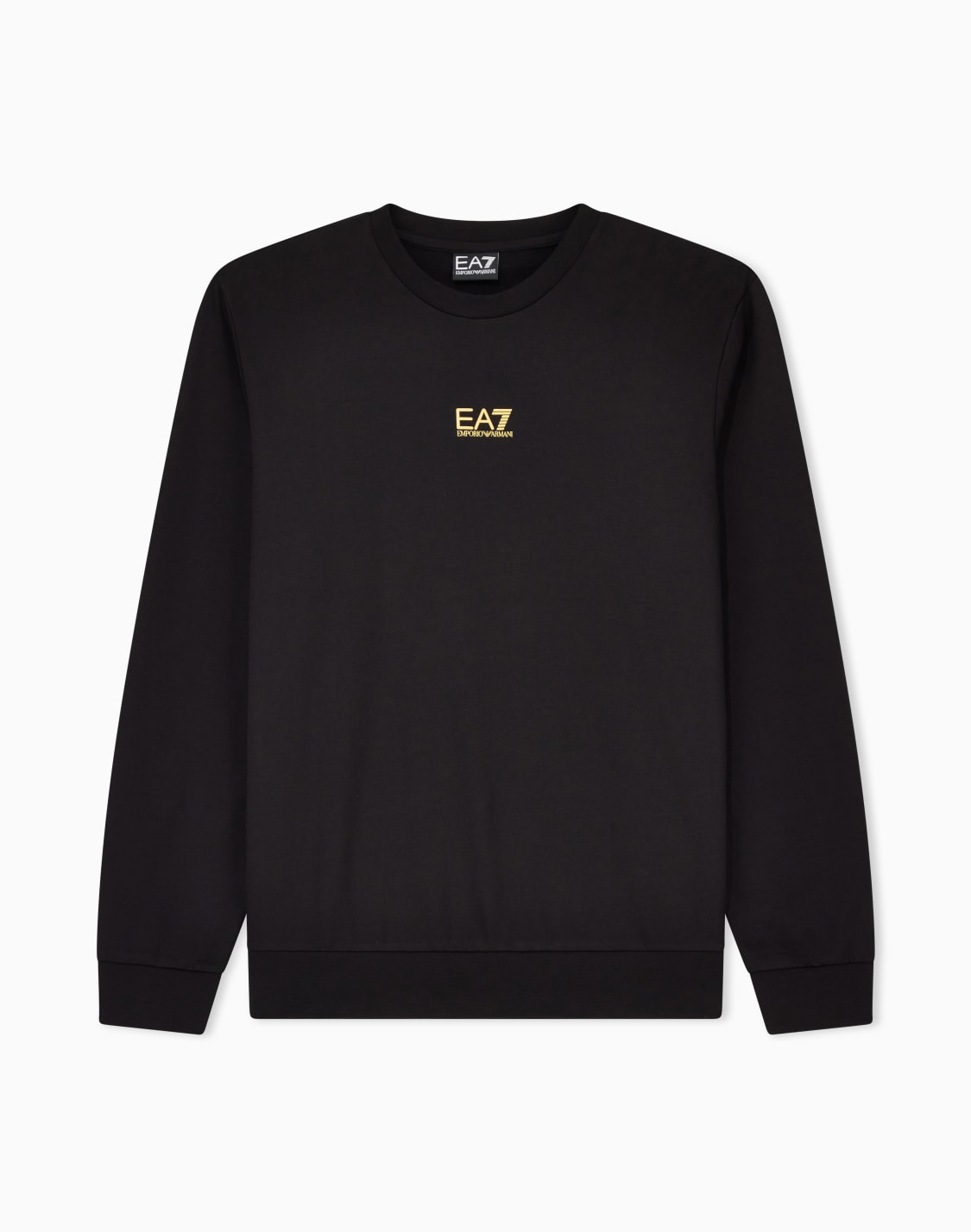 core-identity-クルネック-スウェットシャツ-コットン-ブラック--ea7