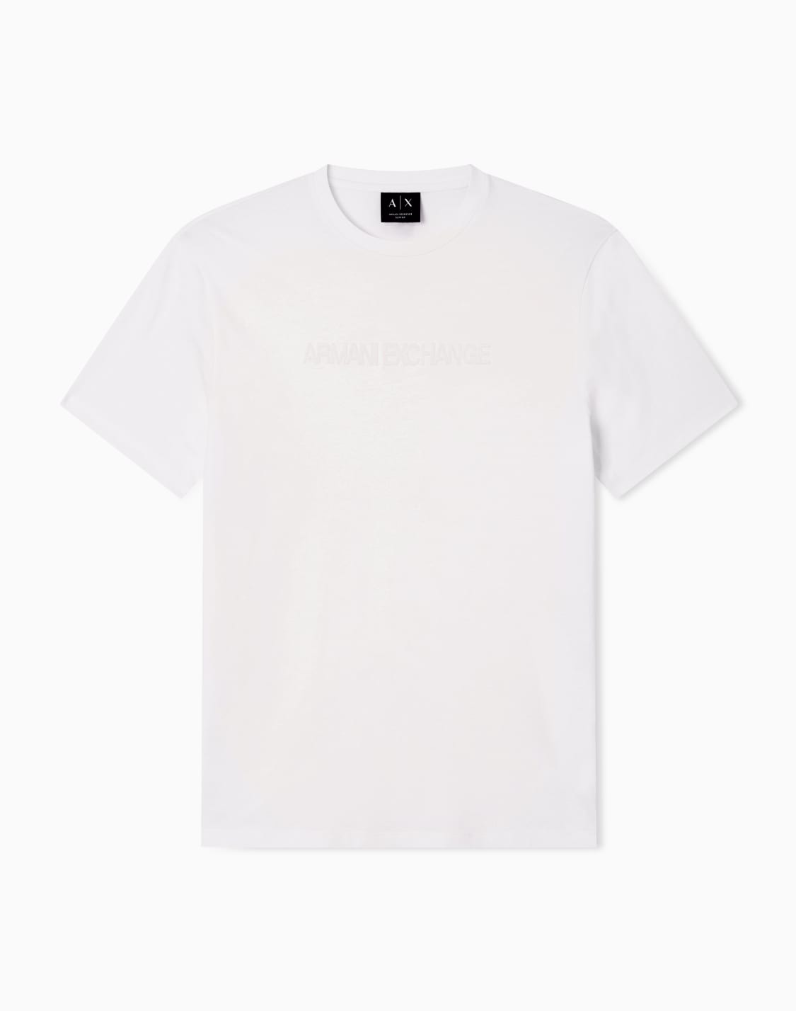 slim-fit-t-shirt-in-cotton-jersey-blanc--armani-exchange