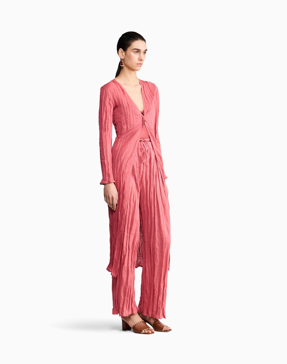 long-linen-and-lurex-cardigan-pink--giorgio-armani