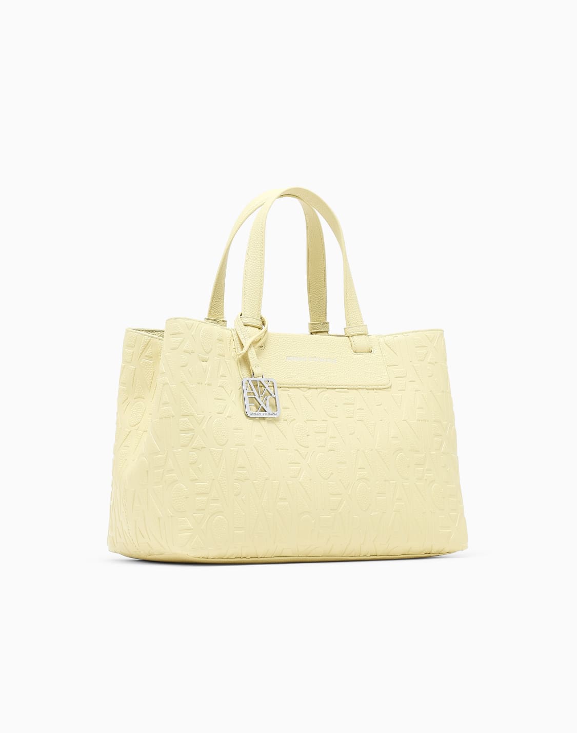 smooth-technical-fabric-shopper-yellow--armani-exchange