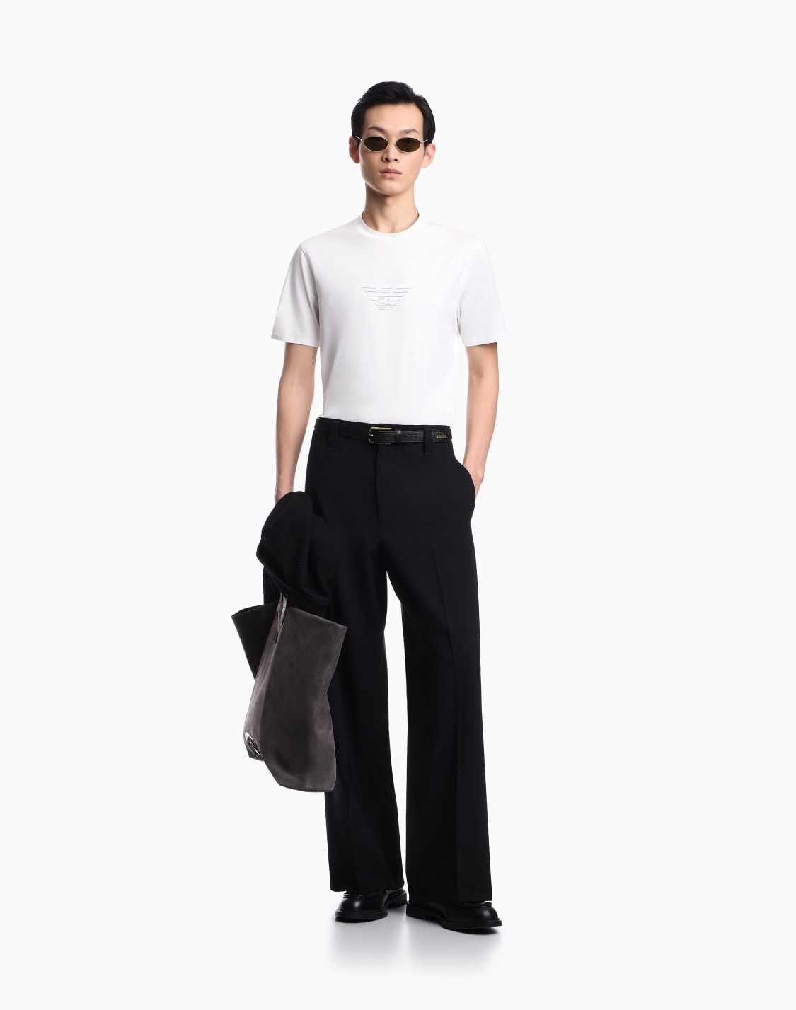 tシャツ-ピマジャジ-ロゴプリント-ホワイト--emporio-armani