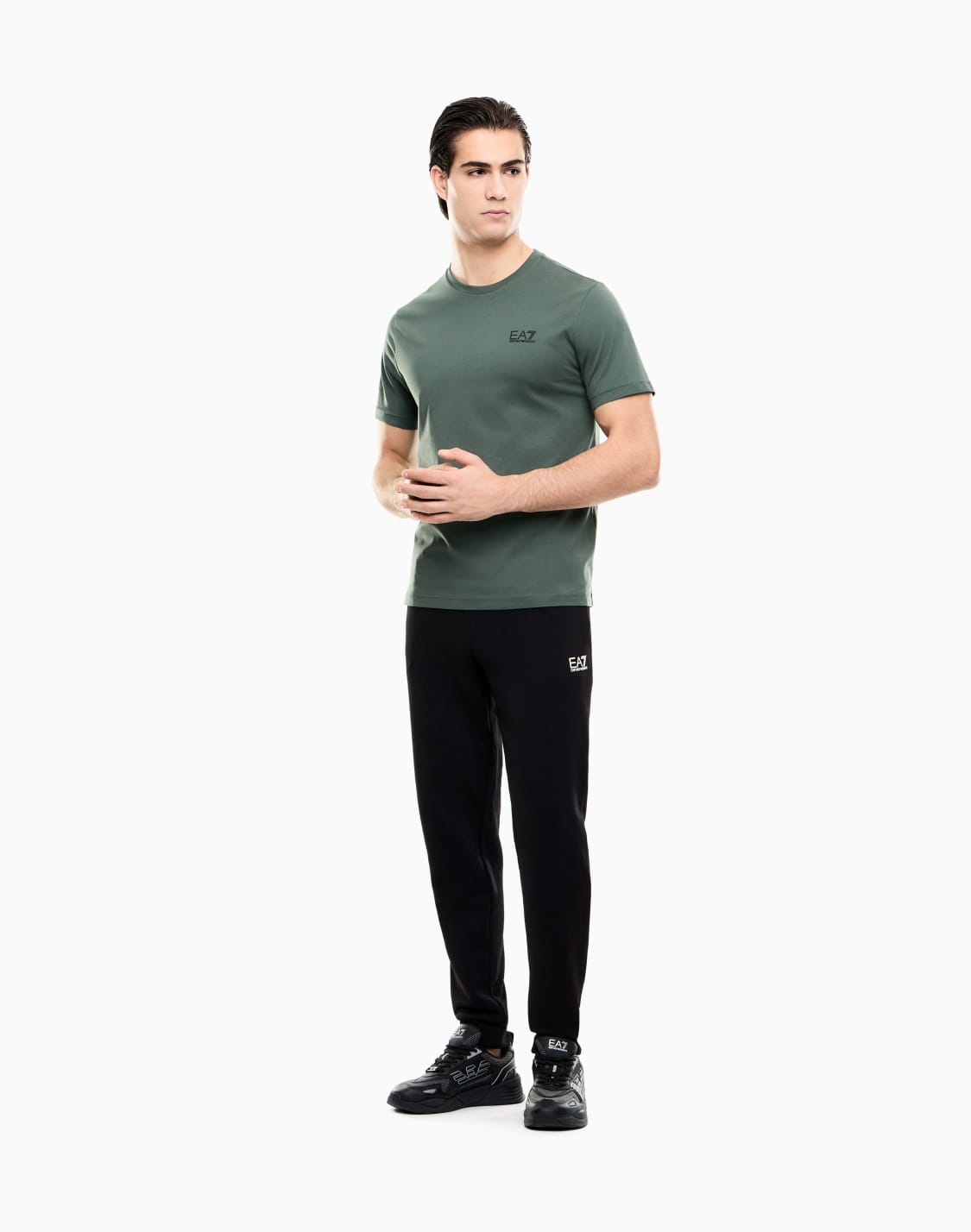 camiseta-core-identity-de-algodn-pima-verde--ea7