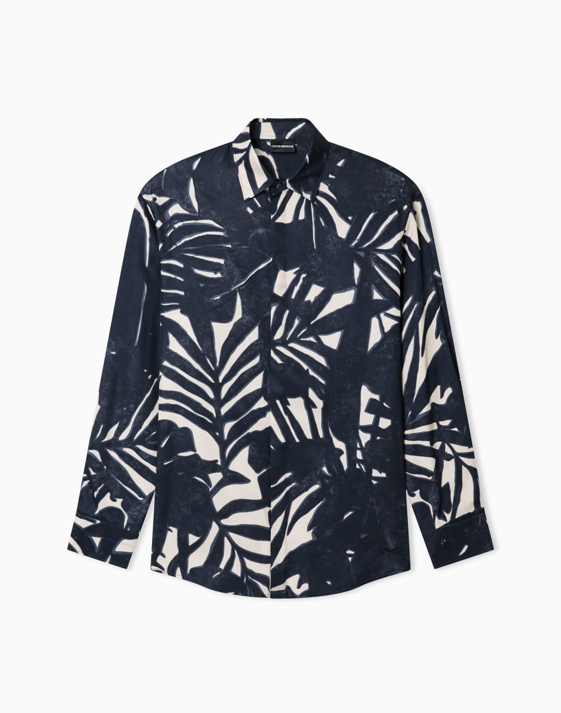 comfort-fit-fluid-viscose-shirt-with-an-all-over-print-patterned--emporio-armani